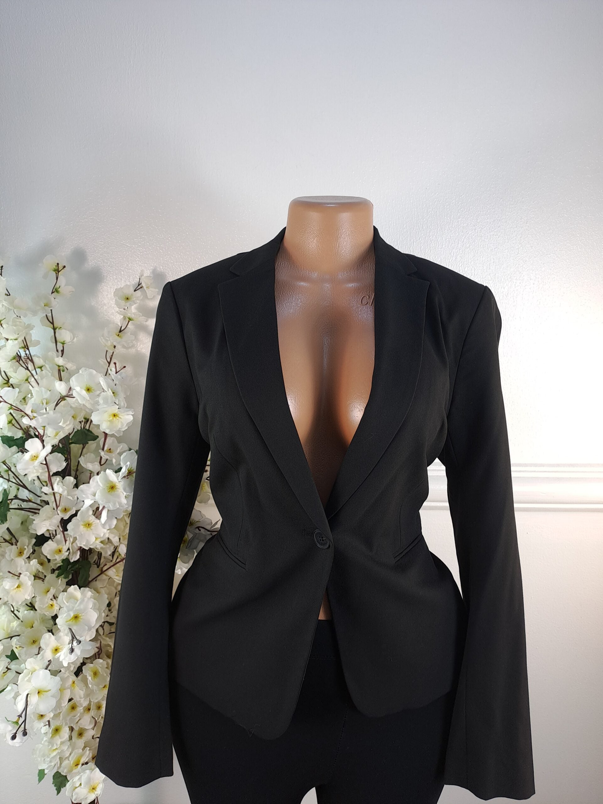 H&amp;M UK SIZE 10 [LENGTH 24 INCHES, BLACK] image 0