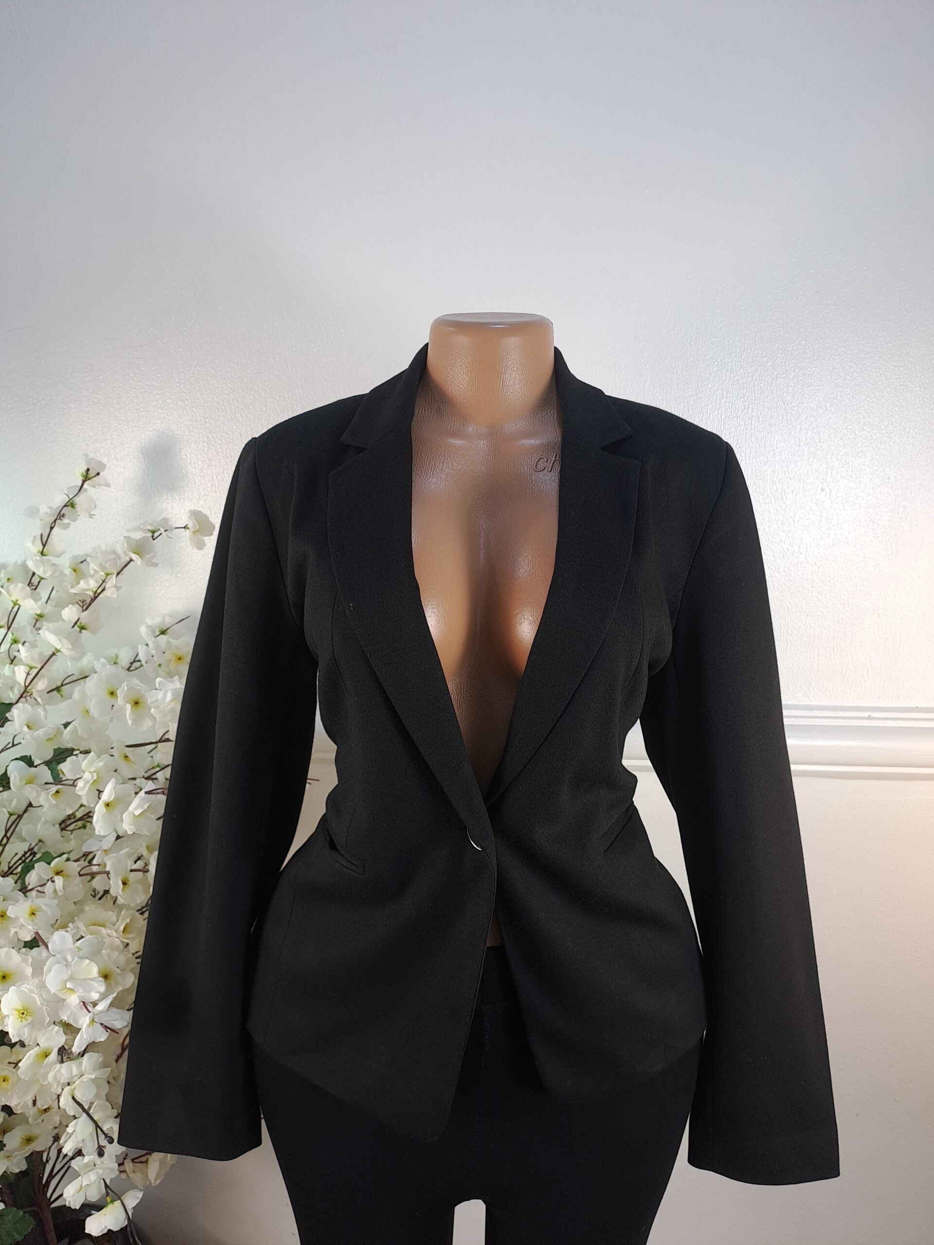 W UK SIZE 12 [LENGTH 26 INCHES, BLACK] image 0
