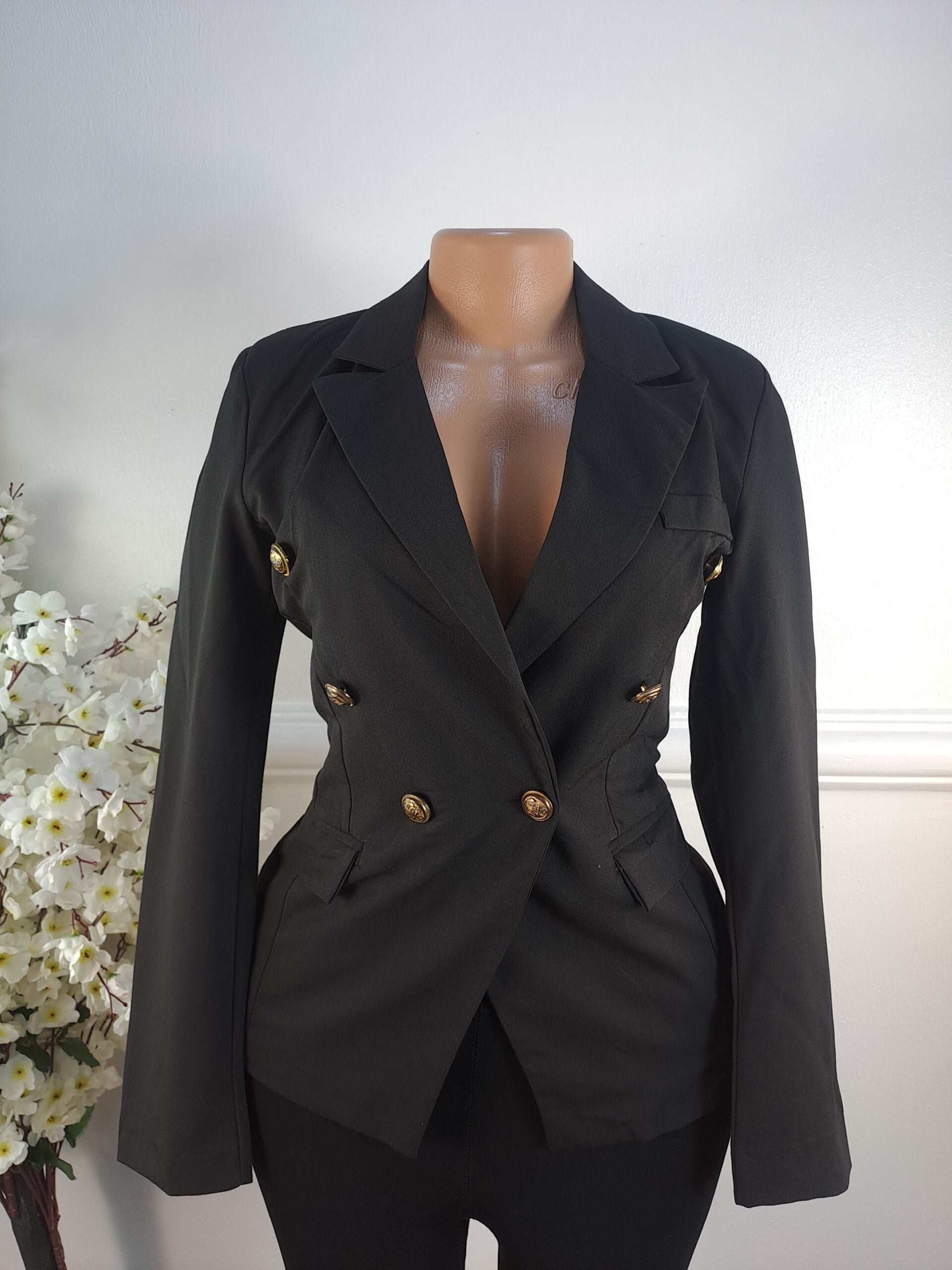 BOOHOO UK SIZE 10 [LENGHT 25 INCHES, BLACK] image 0