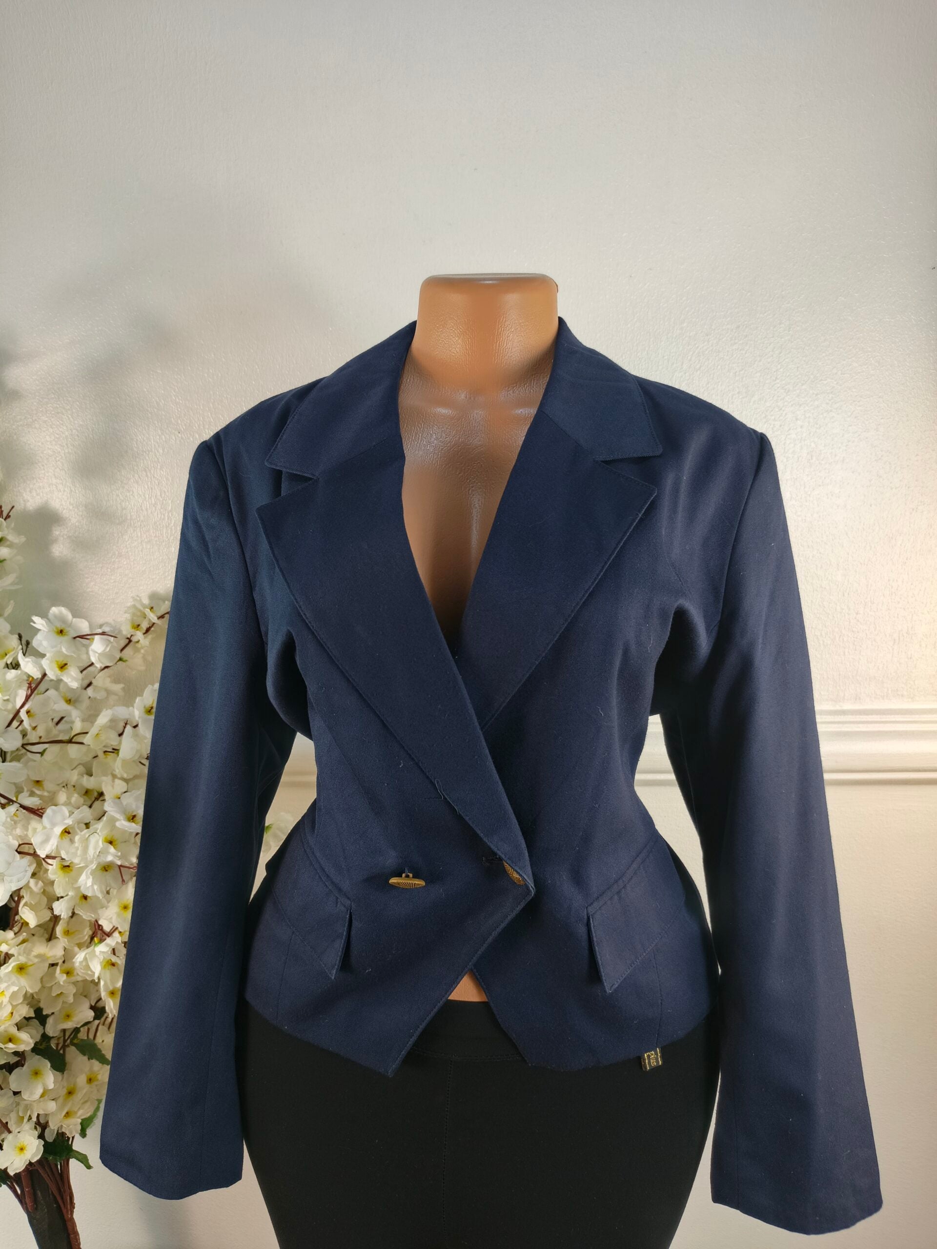 BLAZER UK SIZE 12 [LENGHT 23 INCHES, NAVY BLUE] image 0