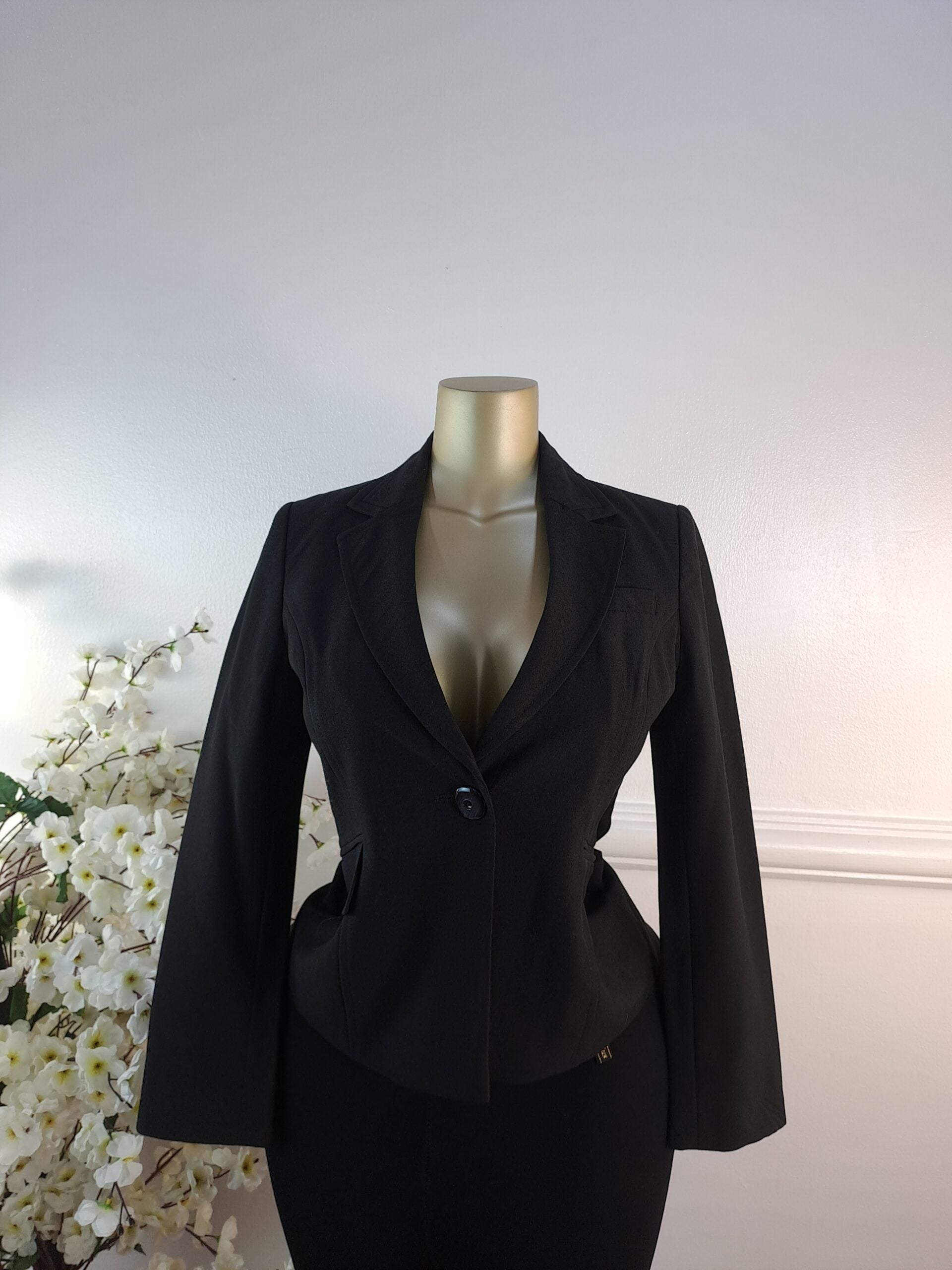 DEBENHAMS UK SIZE 6 [LENGTH 23 INCHES, BLACK] image 0