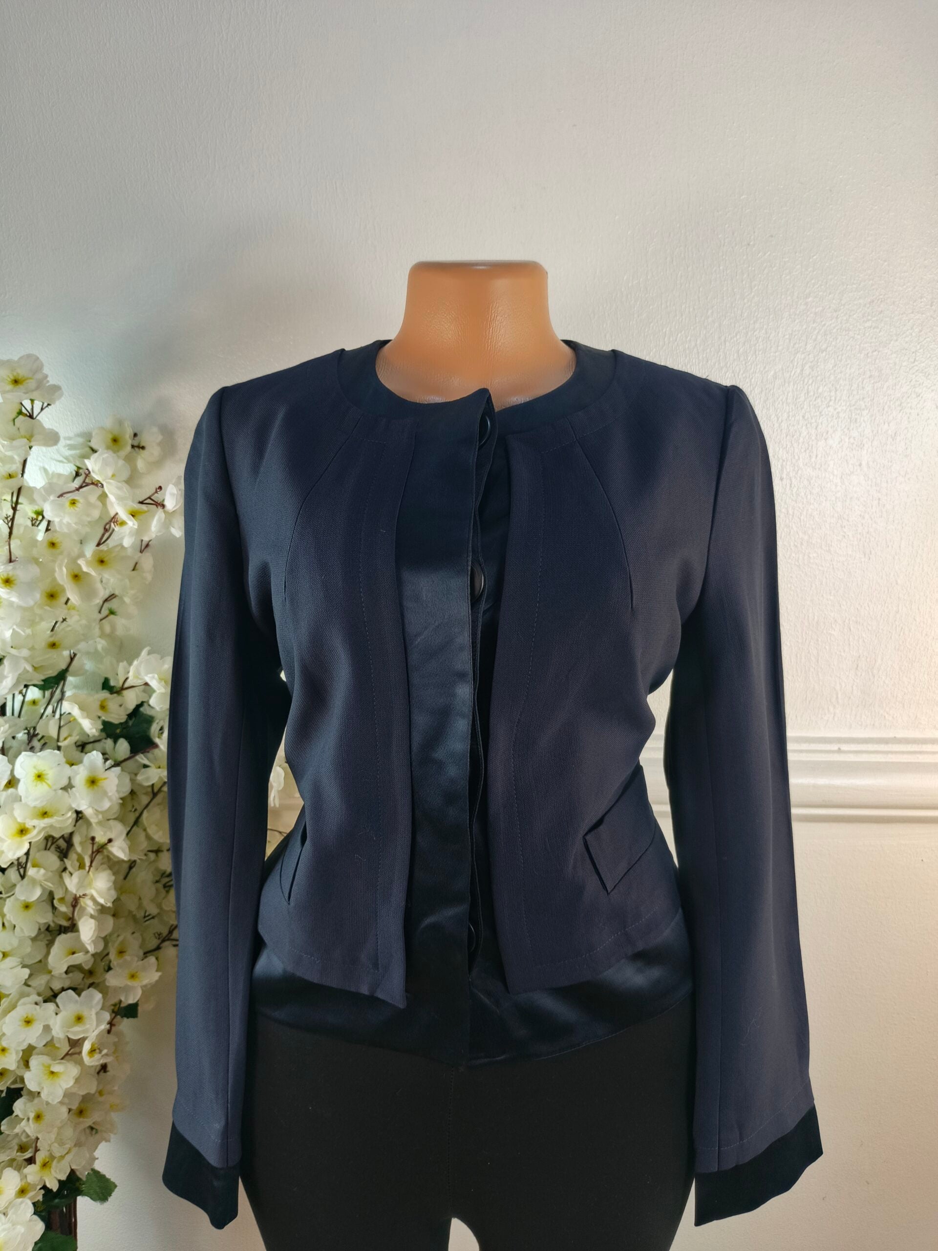JAEGER BLACK UK SIZE 10 [LENGTH 21 INCHES, NAVY BLUE] image 0