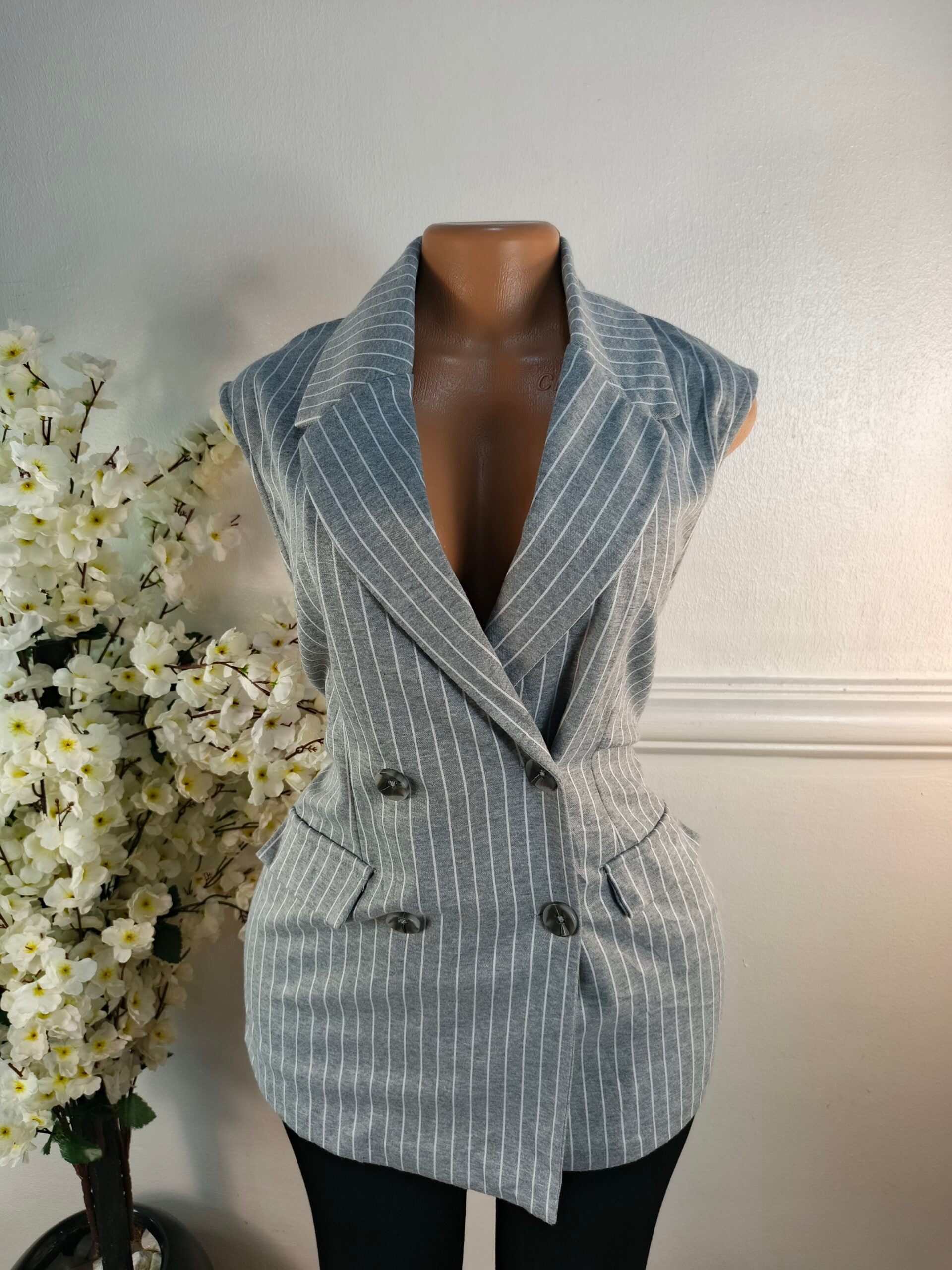 PRIMARK UK SIZE 10 [LENGTH 29 INCHES, GREY] image 0