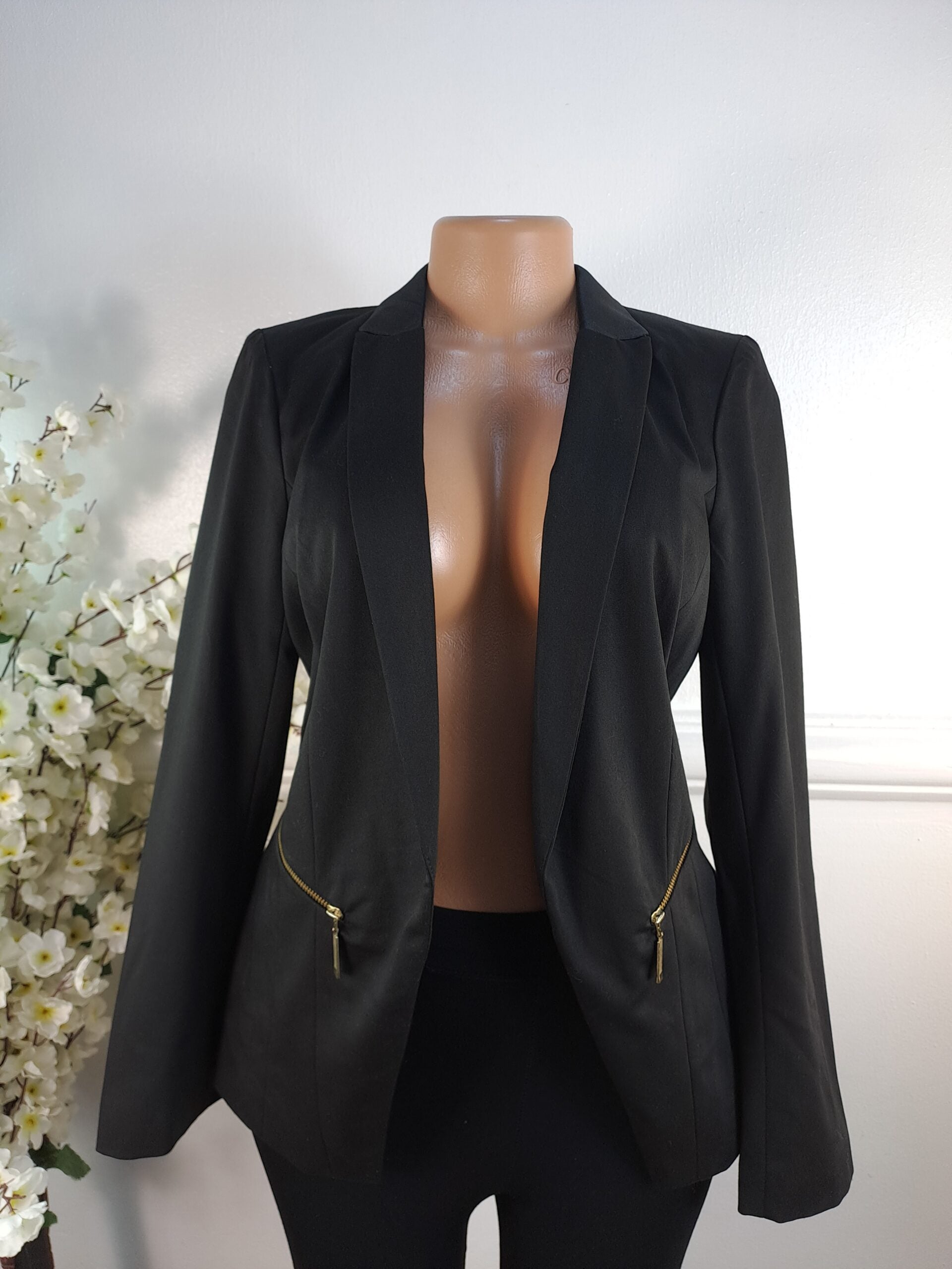 RIVER ISLAND UK SIZE 8 [LENGHT 26 INCHES, BLACK] image 0