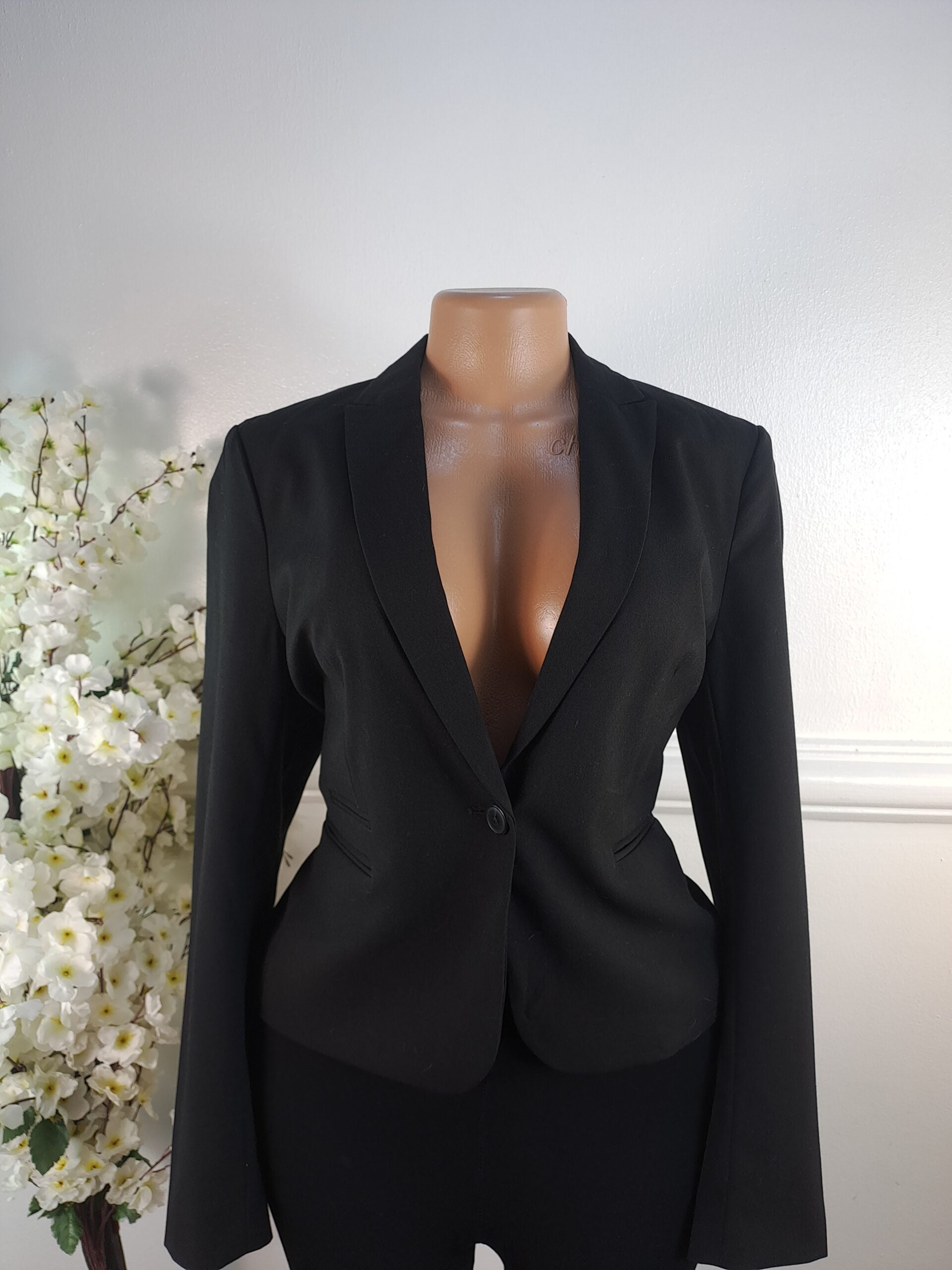 H&amp;M UK SIZE 12 [LENGHT 24 INCHES, BLACK] image 0