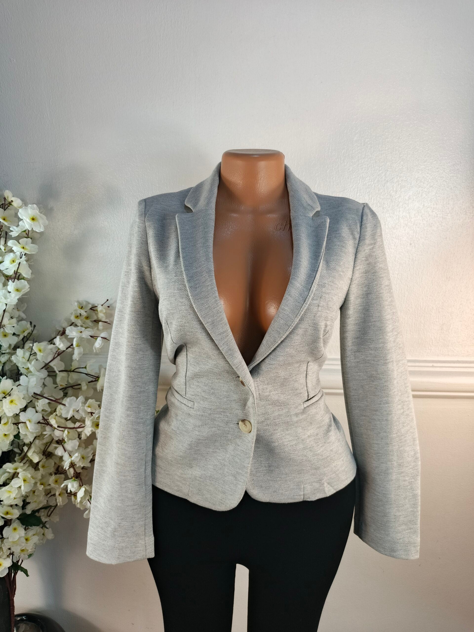 M&amp;S COLLECTION UK SIZE 8 [LENGTH 24 INCHES, GREY] image 0