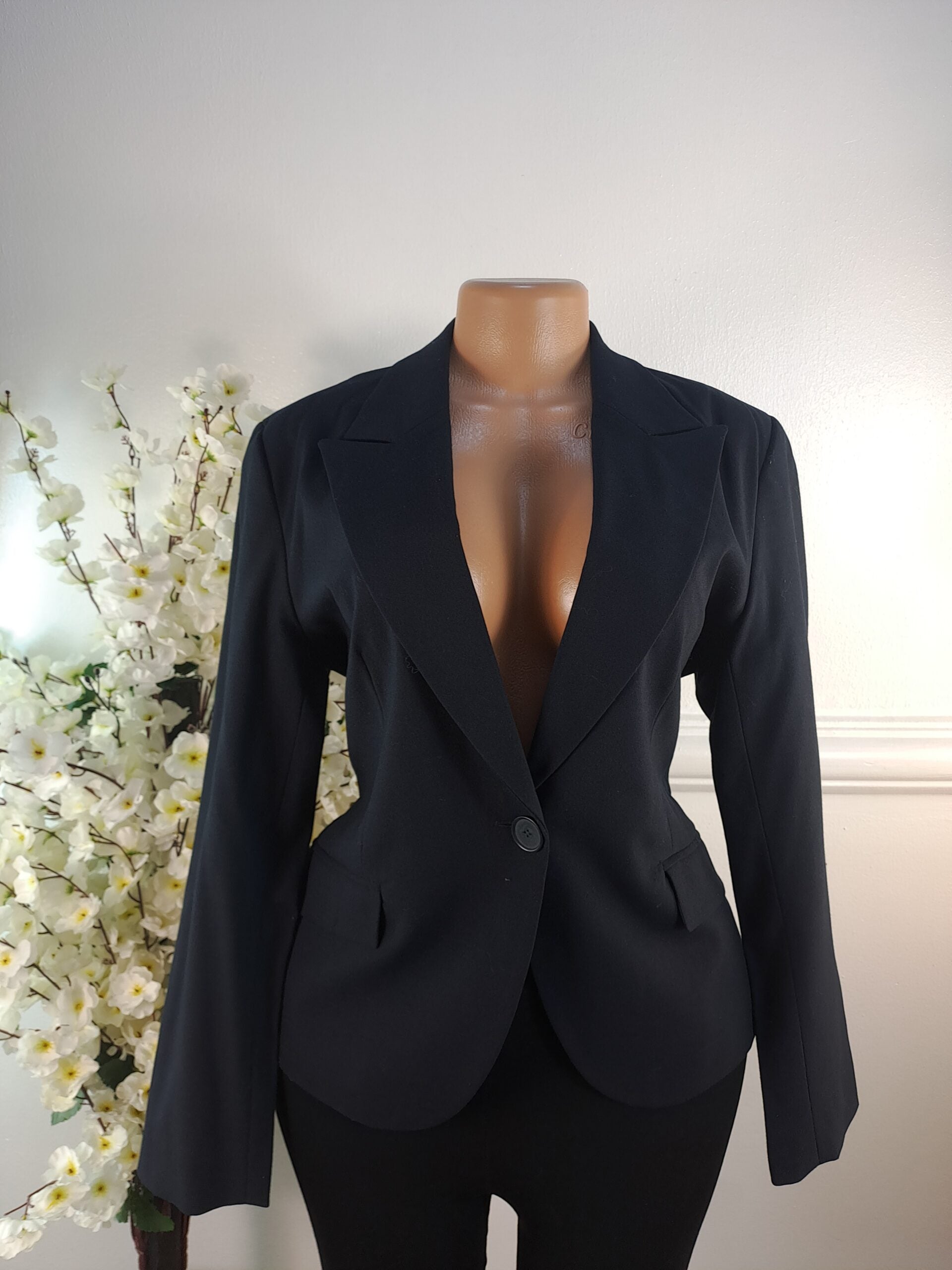 JEAN BLANC UK SIZE 10 [LENGTH 26 INCHES, NAVY BLUE] image 0