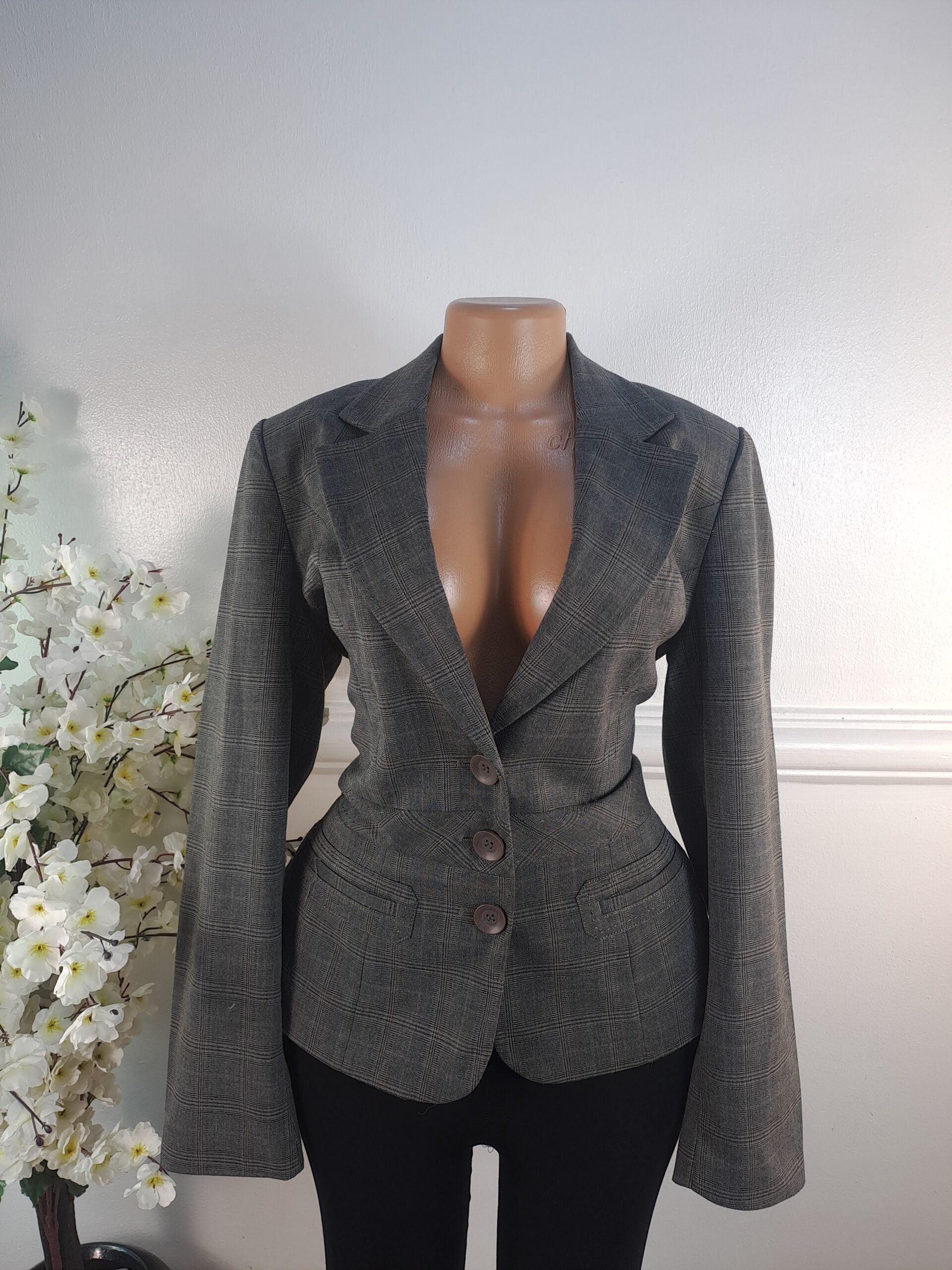 NEXT UK SIZE 14 [LENGTH 27 INCHES, CHECKERS] image 0