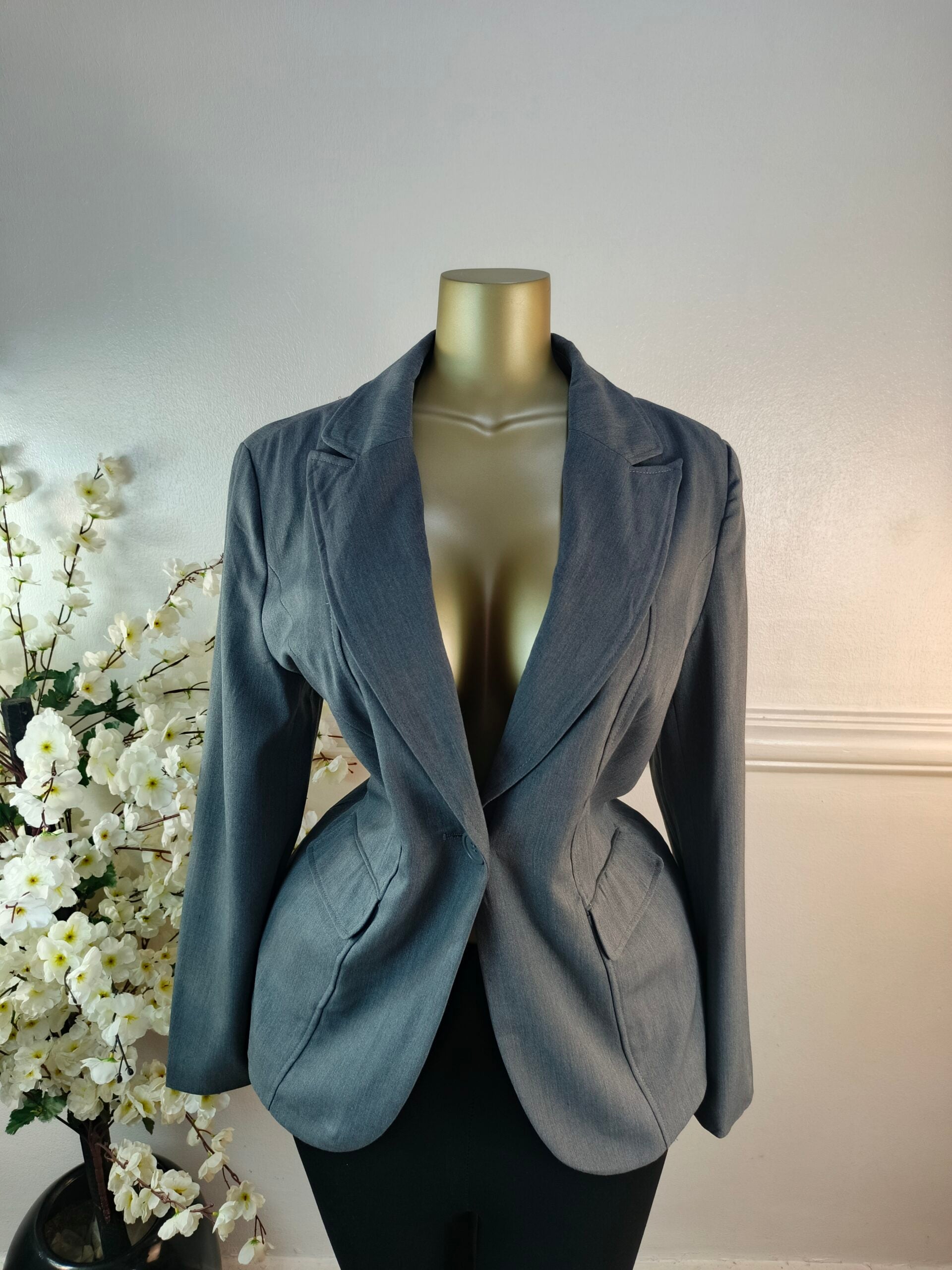 CLASS UK SIZE 16 [LENGTH 30 INCHES, GREY] image 0
