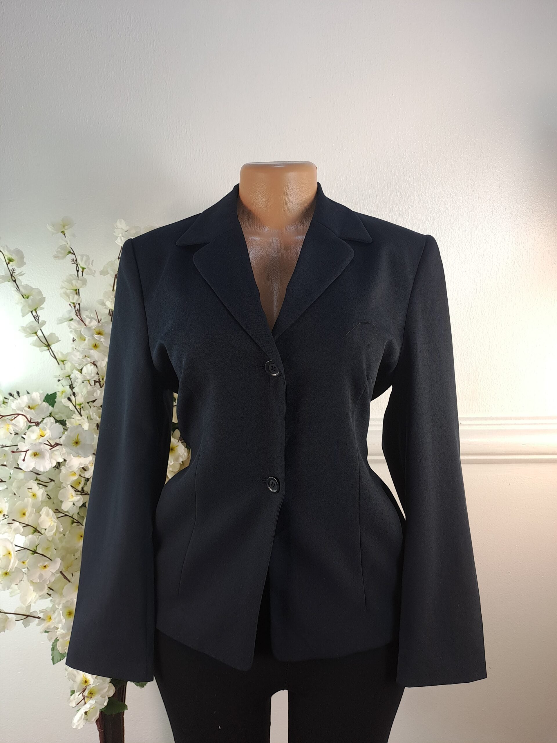 BETTY BARCLAY UK SIZE 12 [LENGTH 24 INCHES, NAVY BLUE] image 0