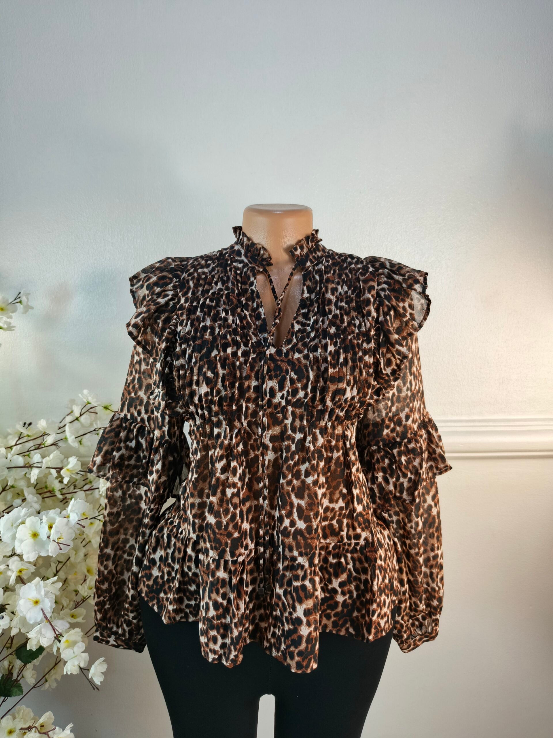 MANGO UK SIZE 10 [BROWN] image 0