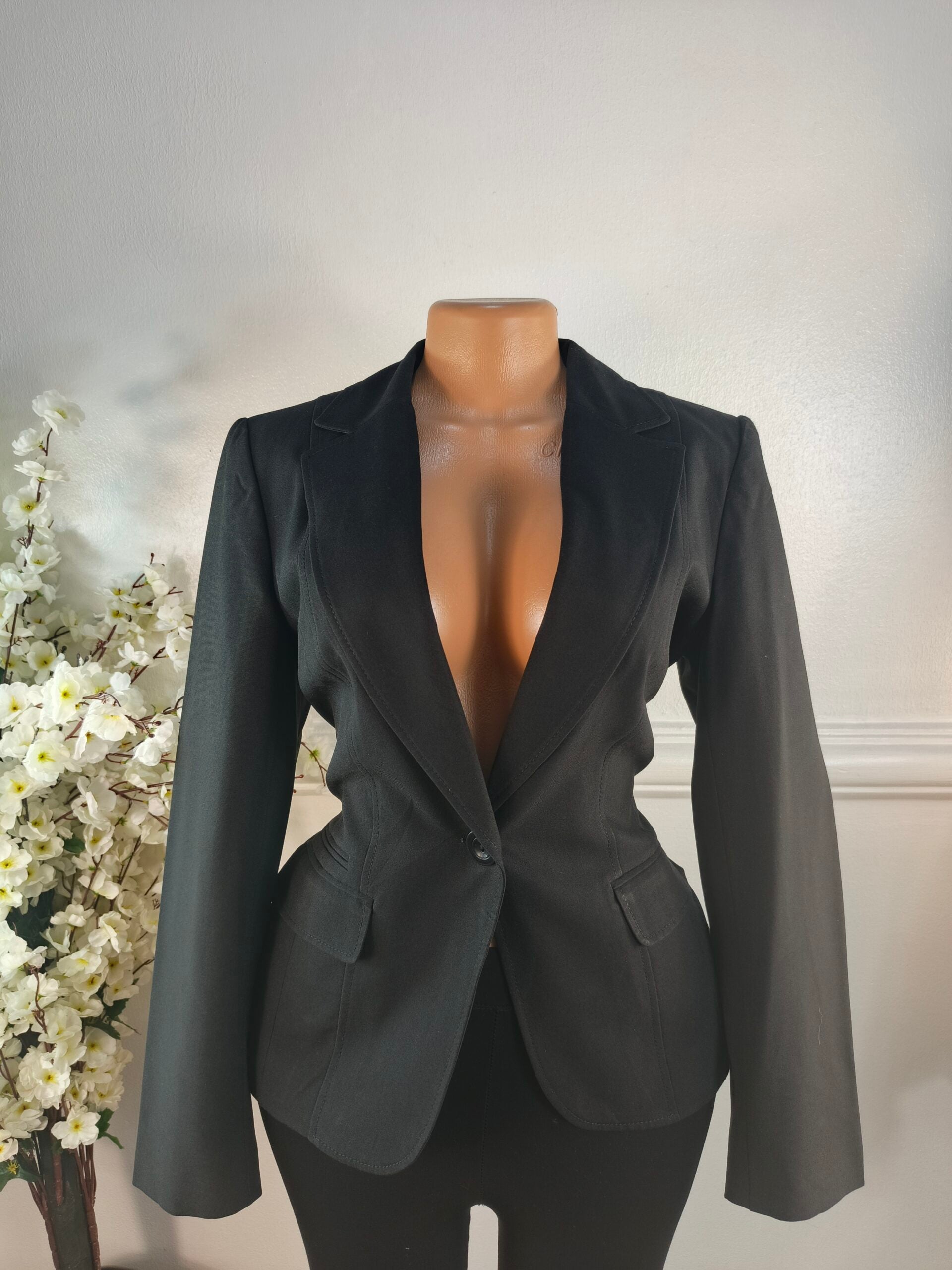 BLAZER UK SIZE 10 [LENGHT 25 INCHES, BLACK] image 0