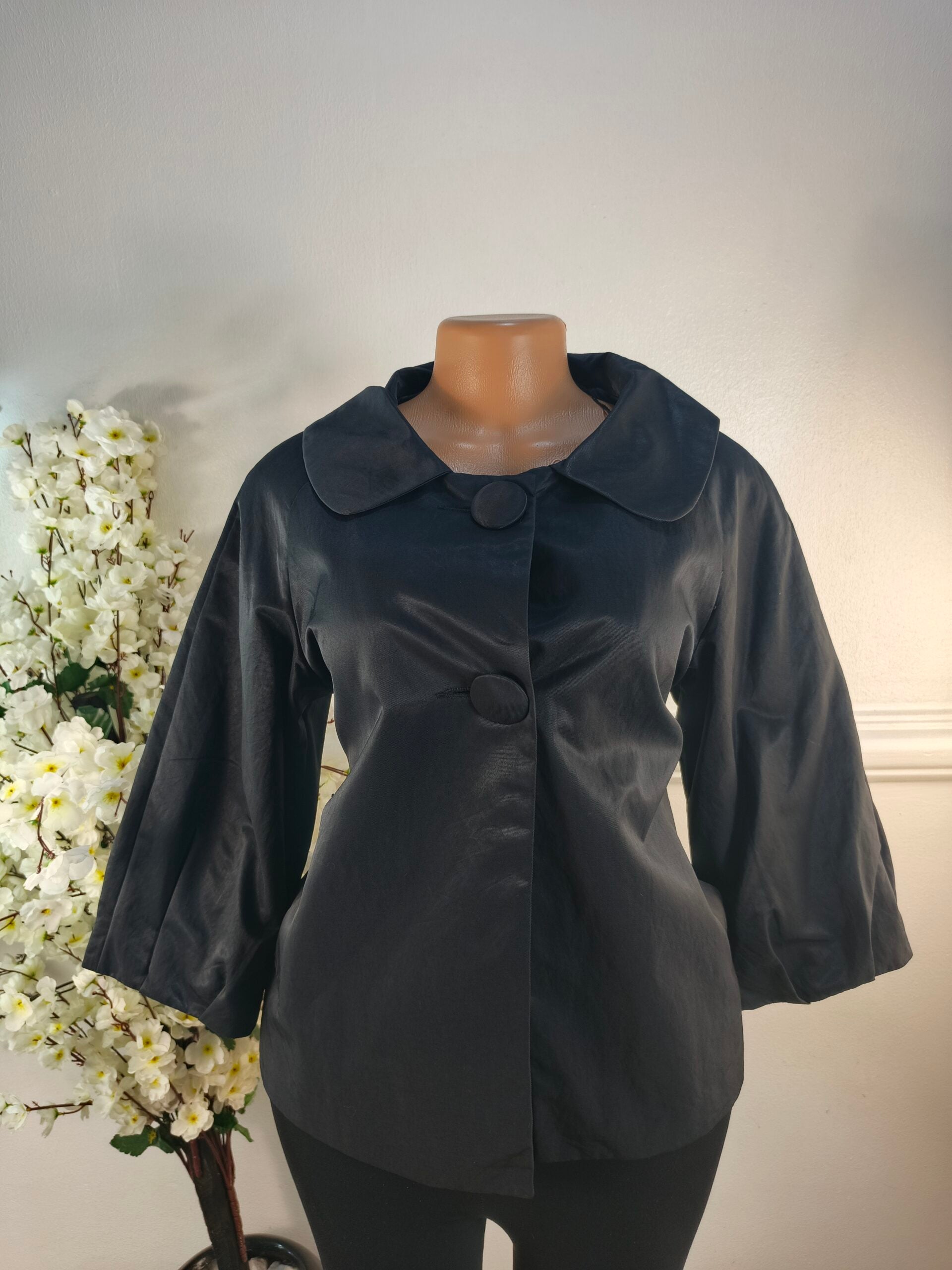 EVIE COLLECTION UK SIZE 12 [LENGHT 25 INCHES, BLACK] image 0