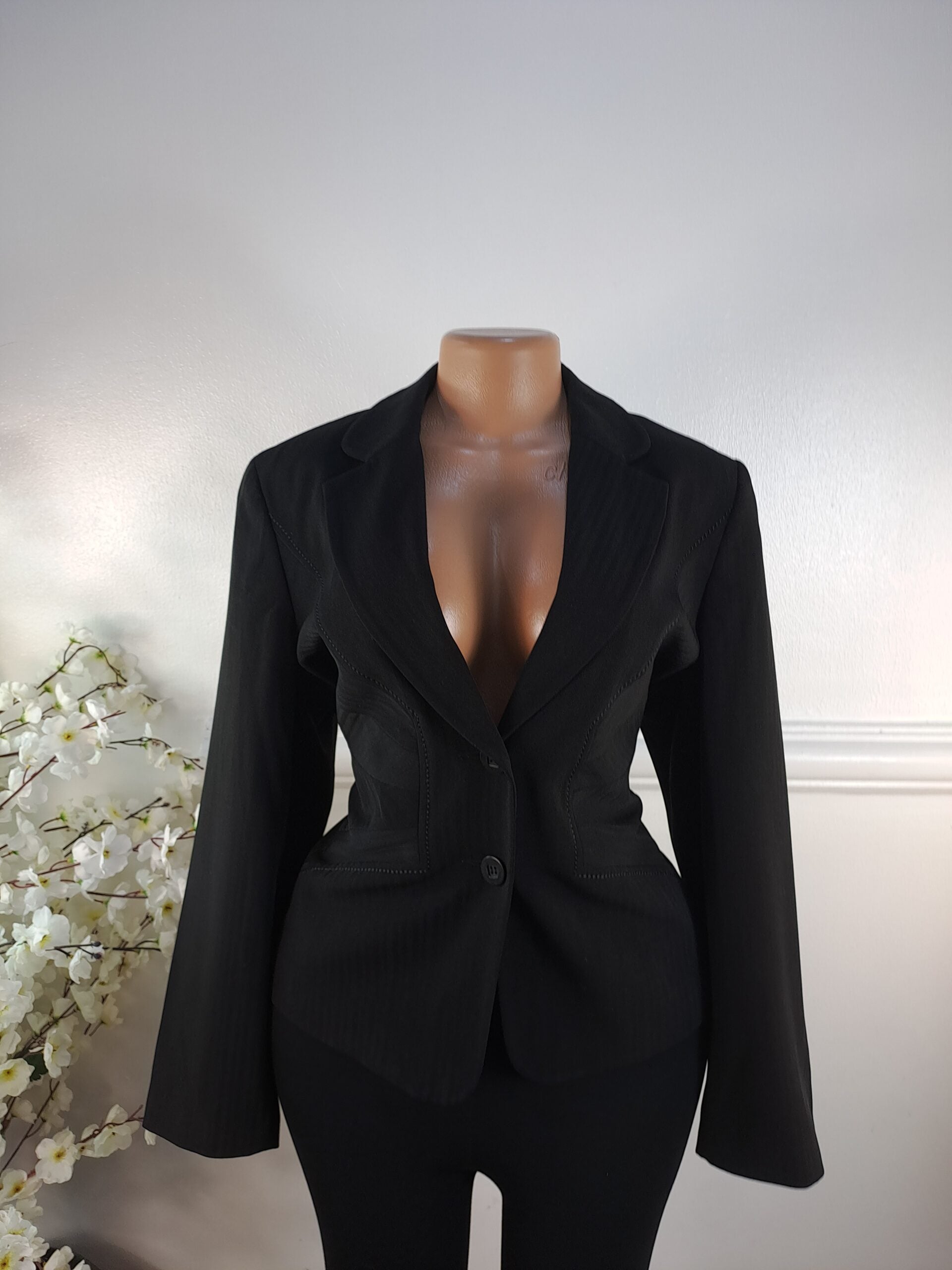MARKS &amp; SPENCER UK SIZE 16 [LENGTH 24 INCHES, BLACK] image 0