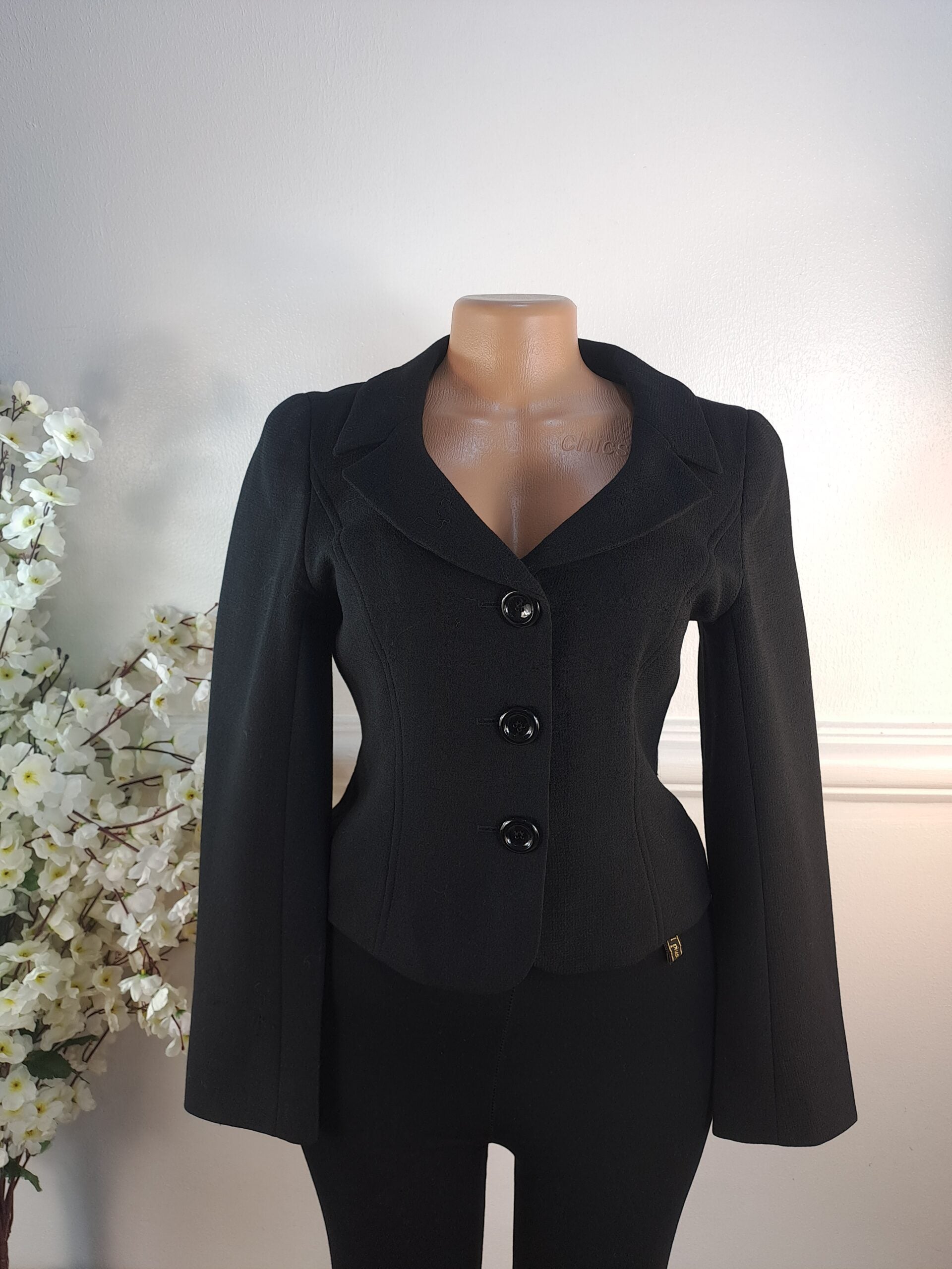 BLAZER UK SIZE 8 [LENGTH 21 INCHES, BLACK] image 0