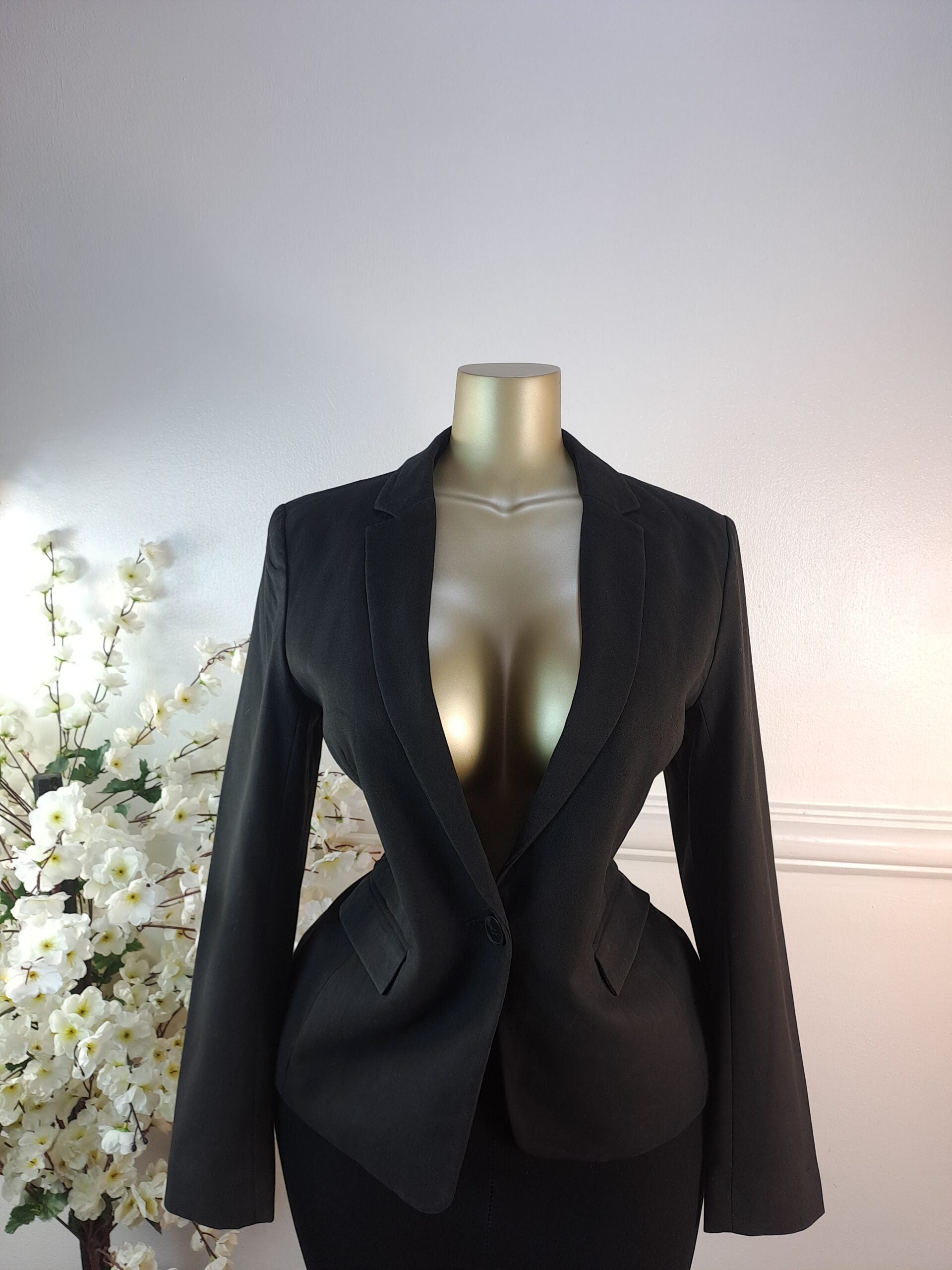 NEXT TAILORING UK SIZE 10 [LENGTH 26 INCHES, BLACK] image 0