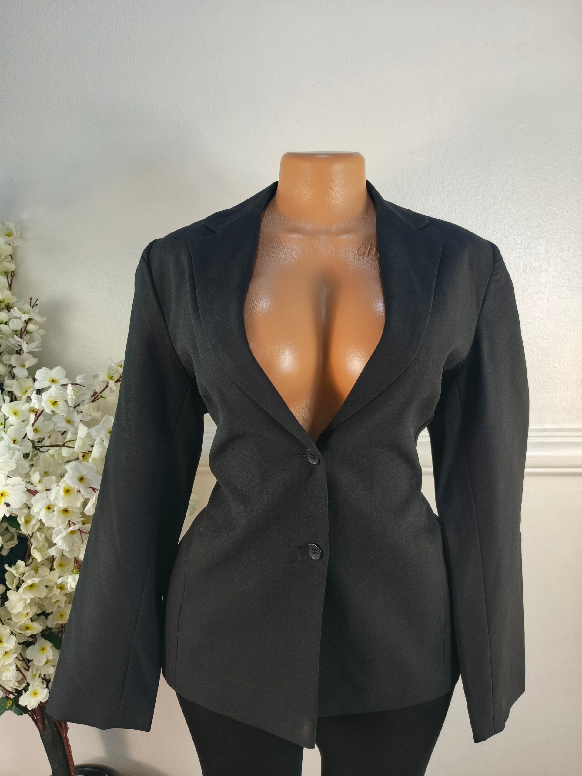 BLAZER UK SIZE 12 [LENGHT 26 INCHES, BLACK] image 0