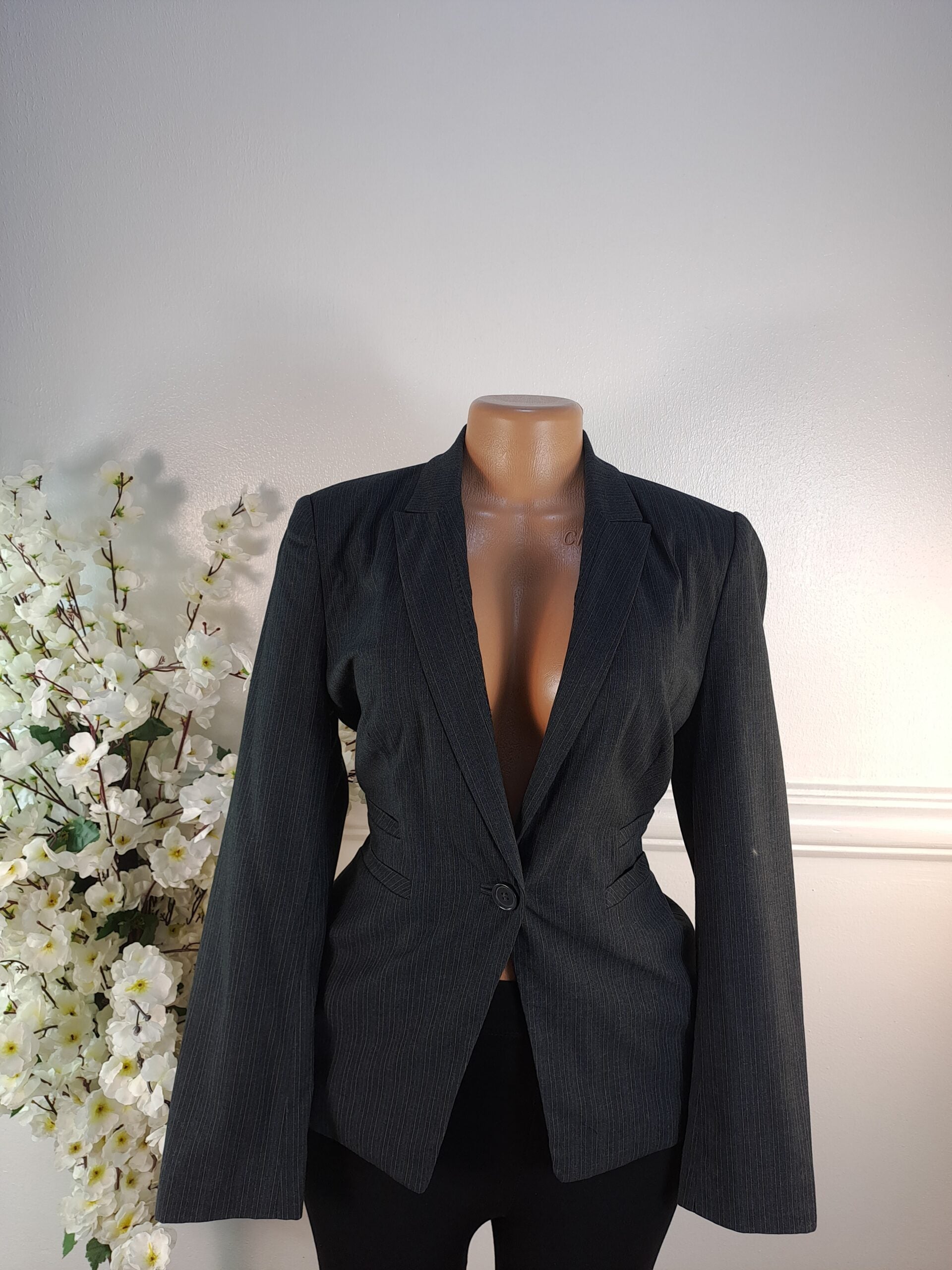 M&amp;S WOMAN UK SIZE 10 [LENGTH 27 INCHES, GREY] image 0