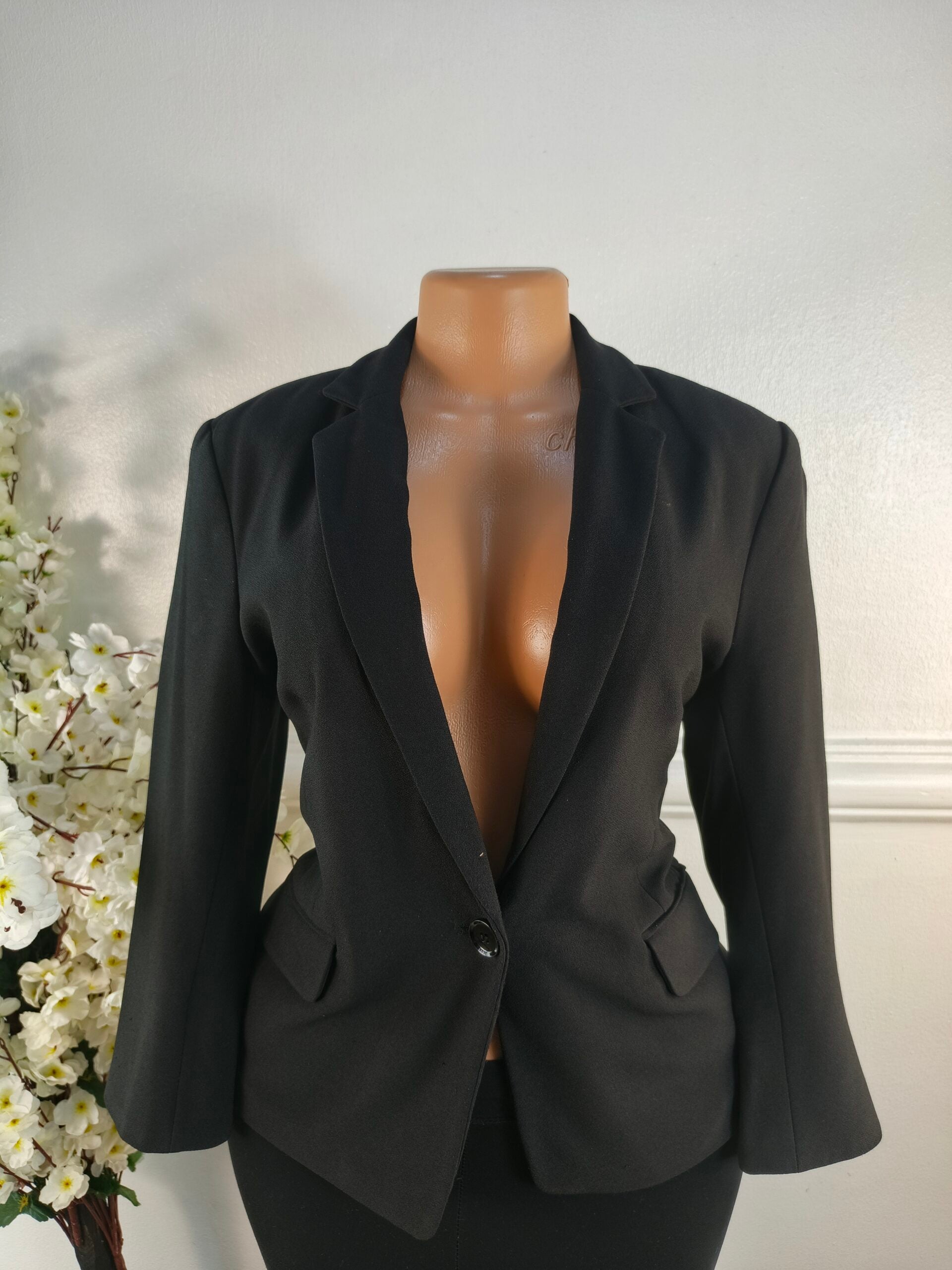 NEVER ENOUGH UK SIZE 12 [LENGHT 23 INCHES, BLACK] image 0
