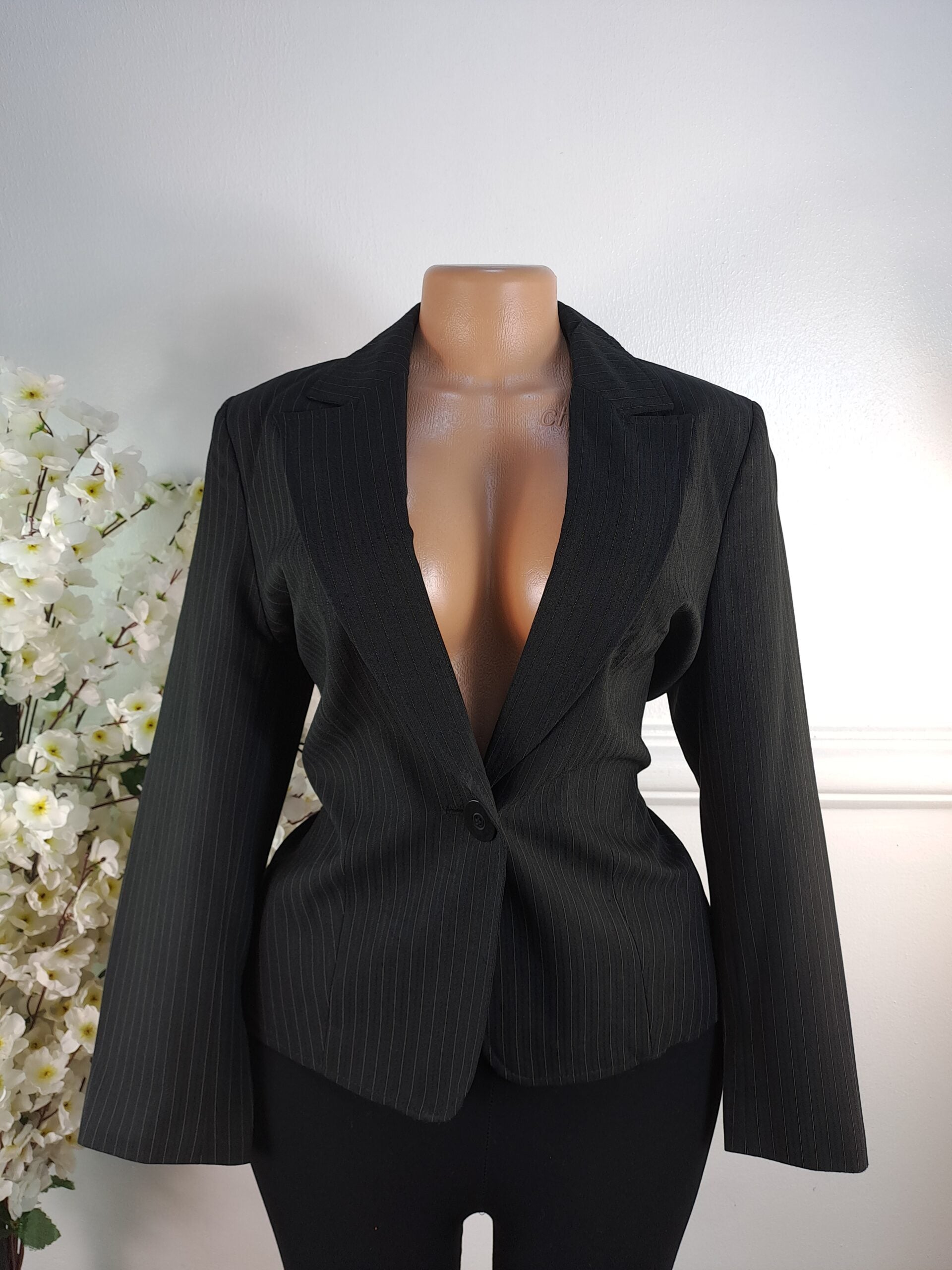 PAPAYA TAILORING UK SIZE 12 [LENGTH 24 INCHES, BLACK] image 0