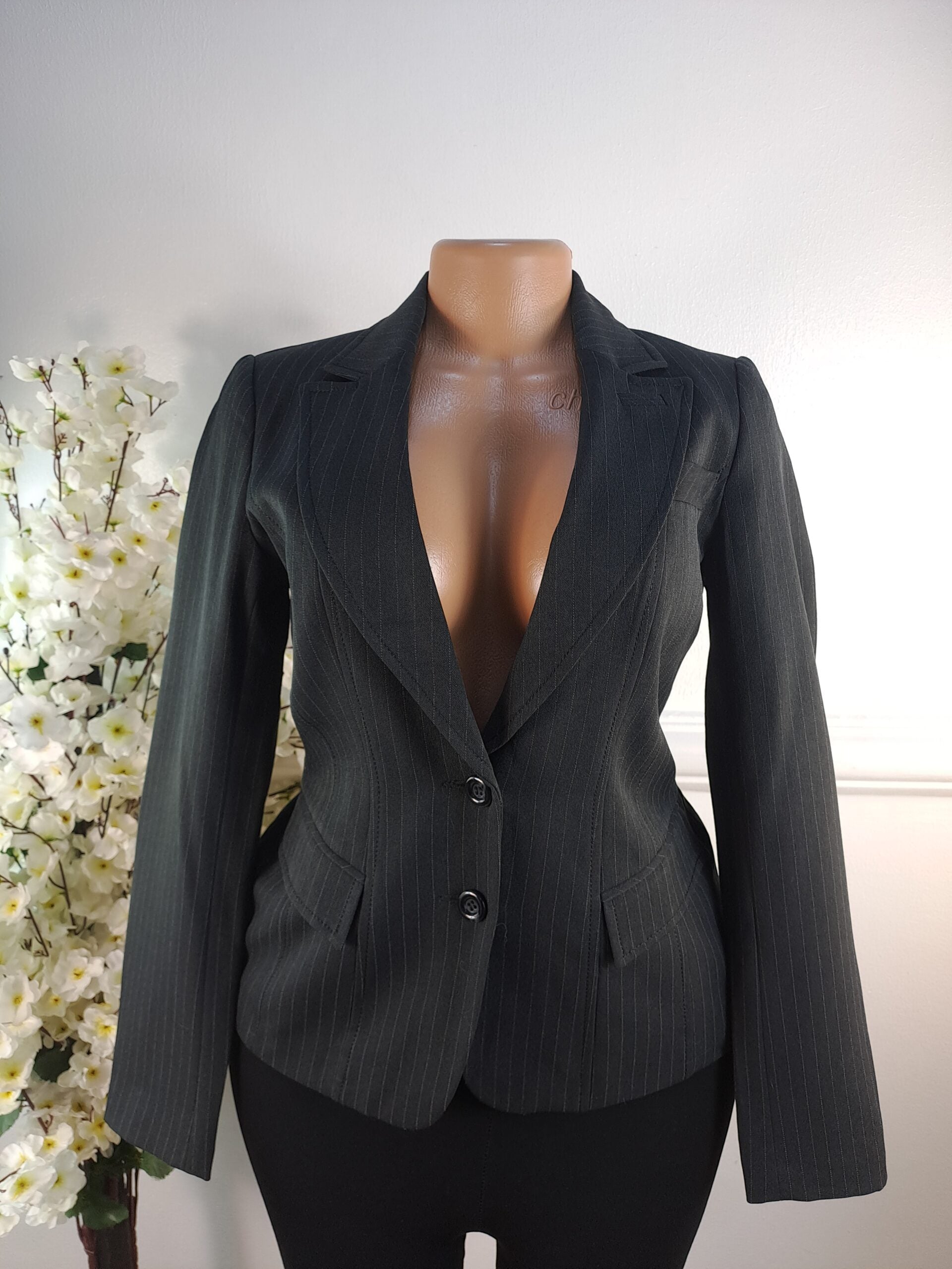 BLAZER UK SIZE 8 [LENGTH 25 INCHES, ASH] image 0