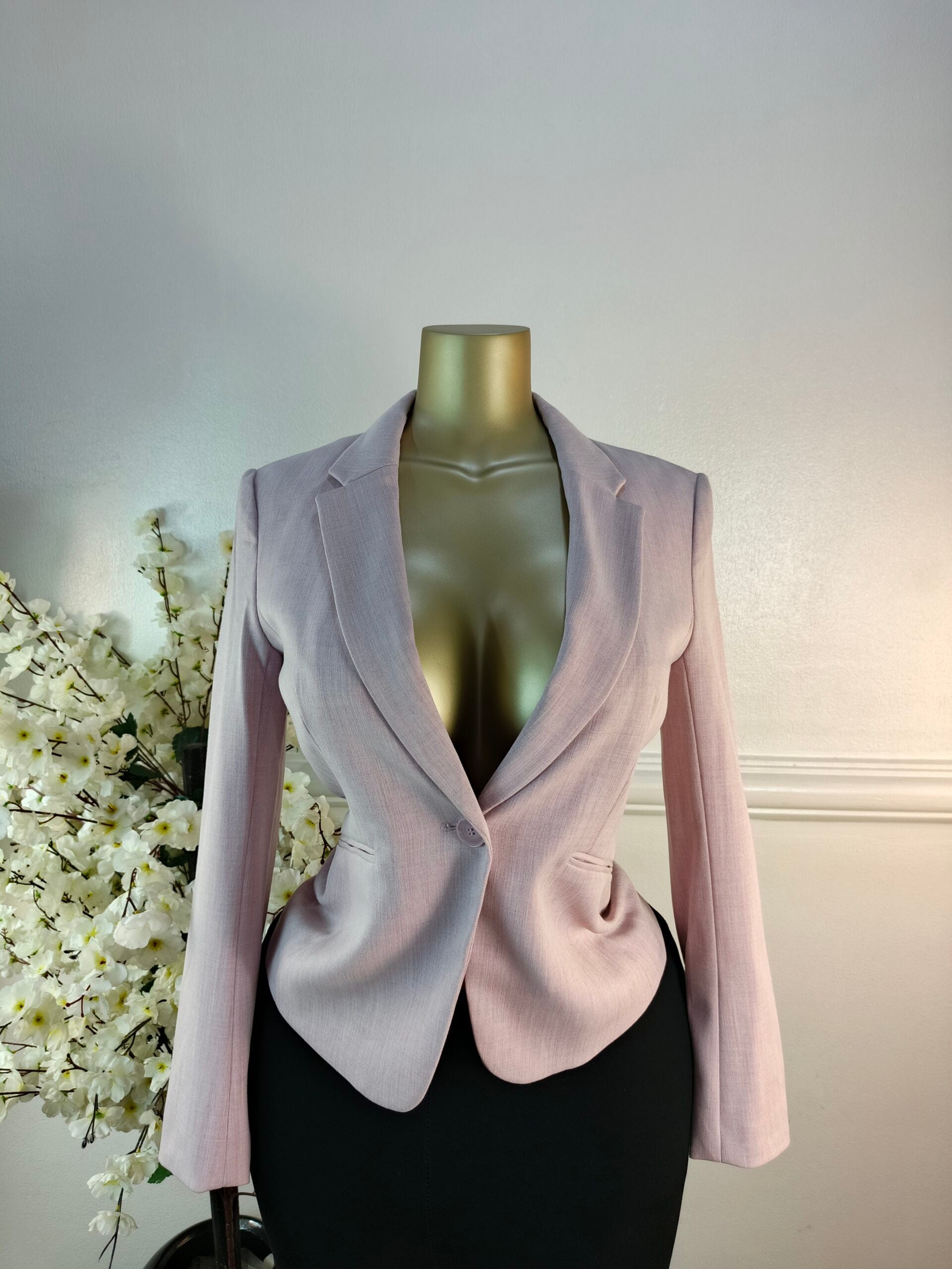 H&amp;M UK SIZE 8 [LENGTH 24 INCHES, BABY PINK] image 0