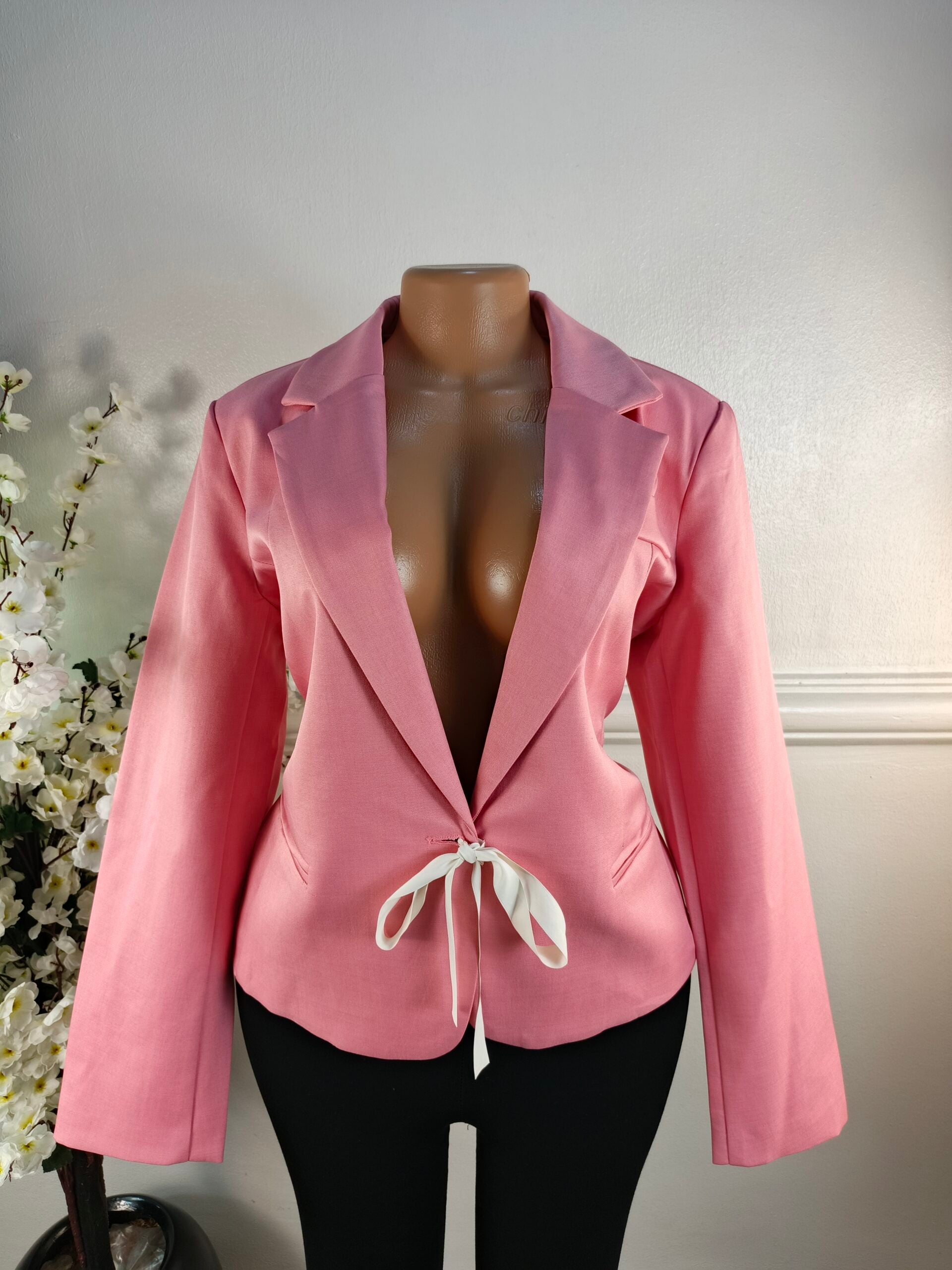 PRETTYLITTLETHING UK SIZE 14 [LENGTH 26 INCHES, PINK] image 0