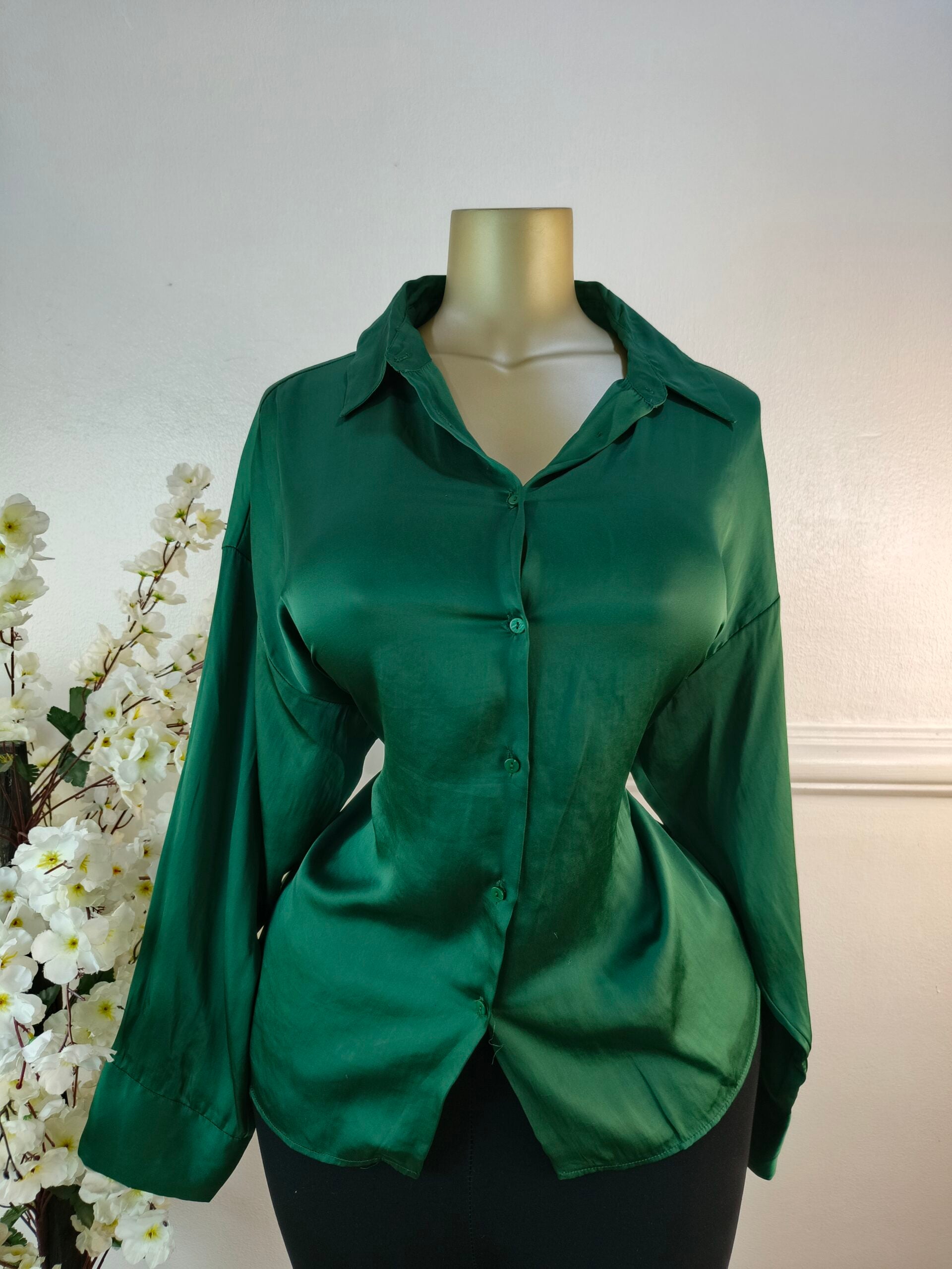 ZARA UK SIZE 26 [GREEN] image 0