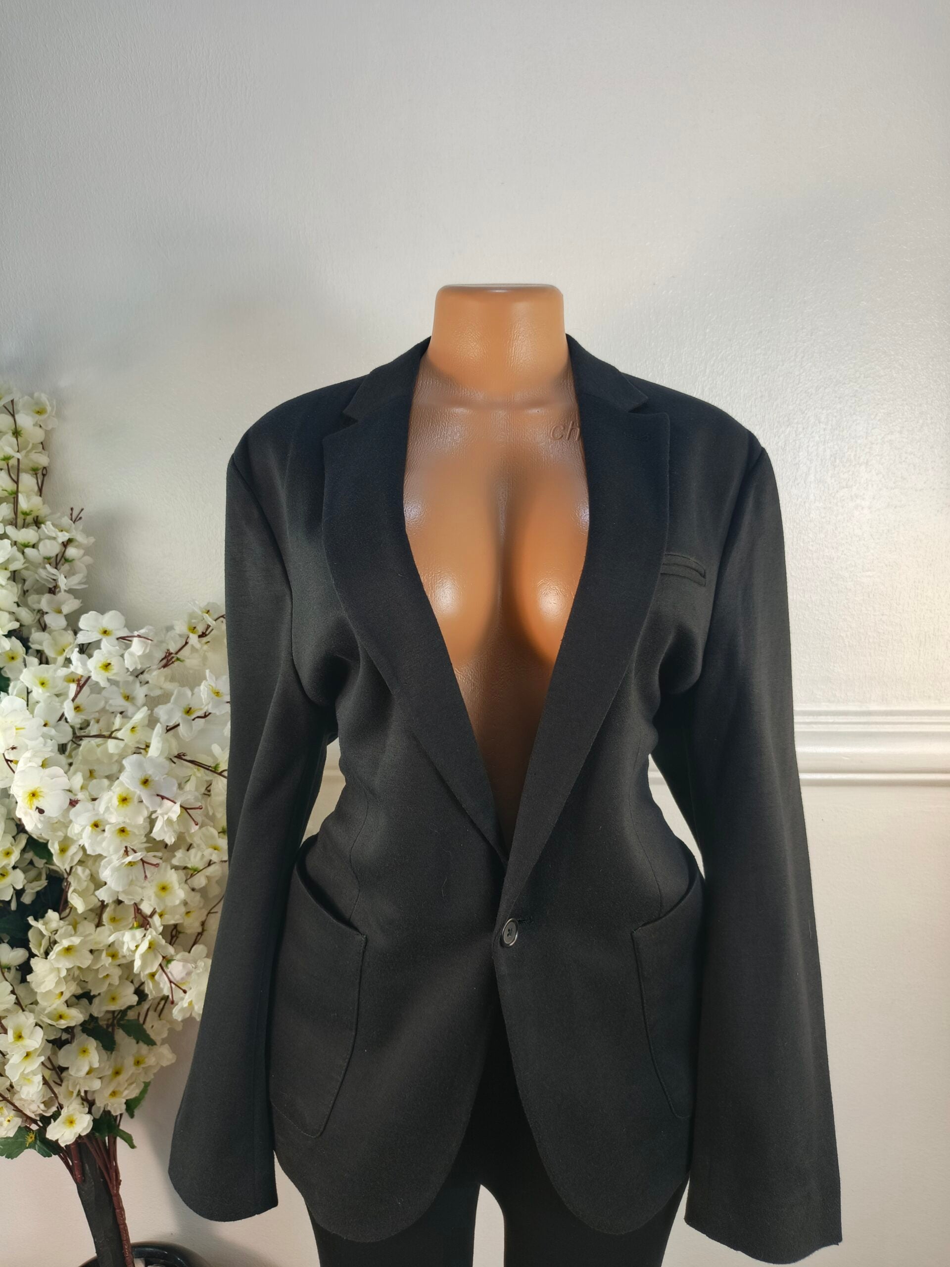 BLAZER UK SIZE 12 [LENGHT 29 INCHES, BLACK] image 0