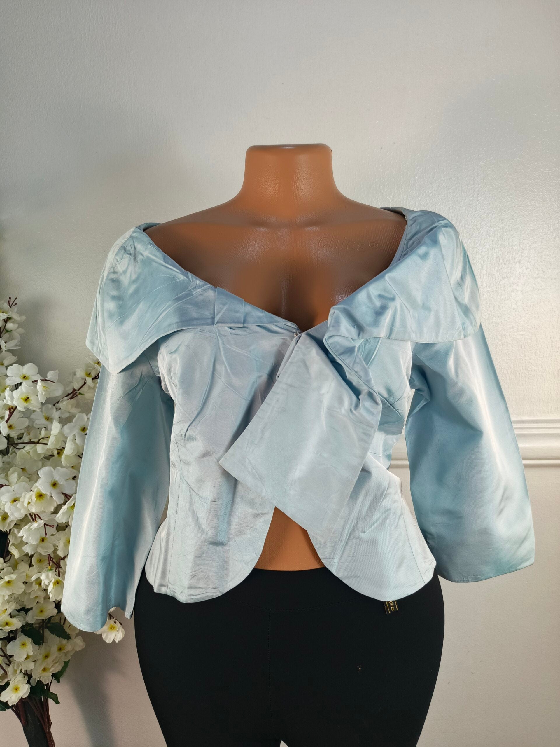 BLAZER UK SIZE 12 [LENGHT 20 INCHES, SKY BLUE] image 0