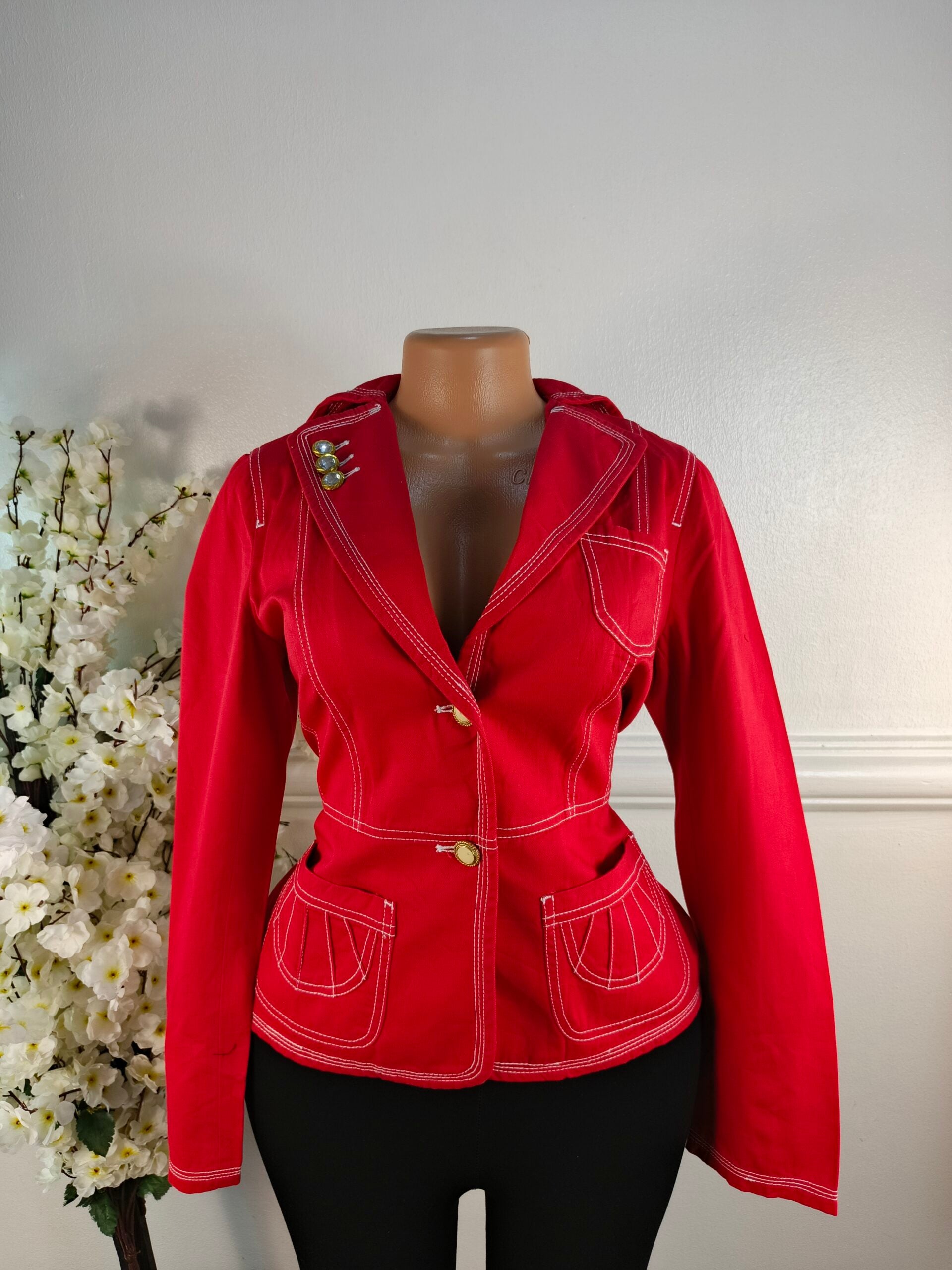 DRESSWAY UK SIZE 8 [LENGHT 22 INCHES, RED] image 0