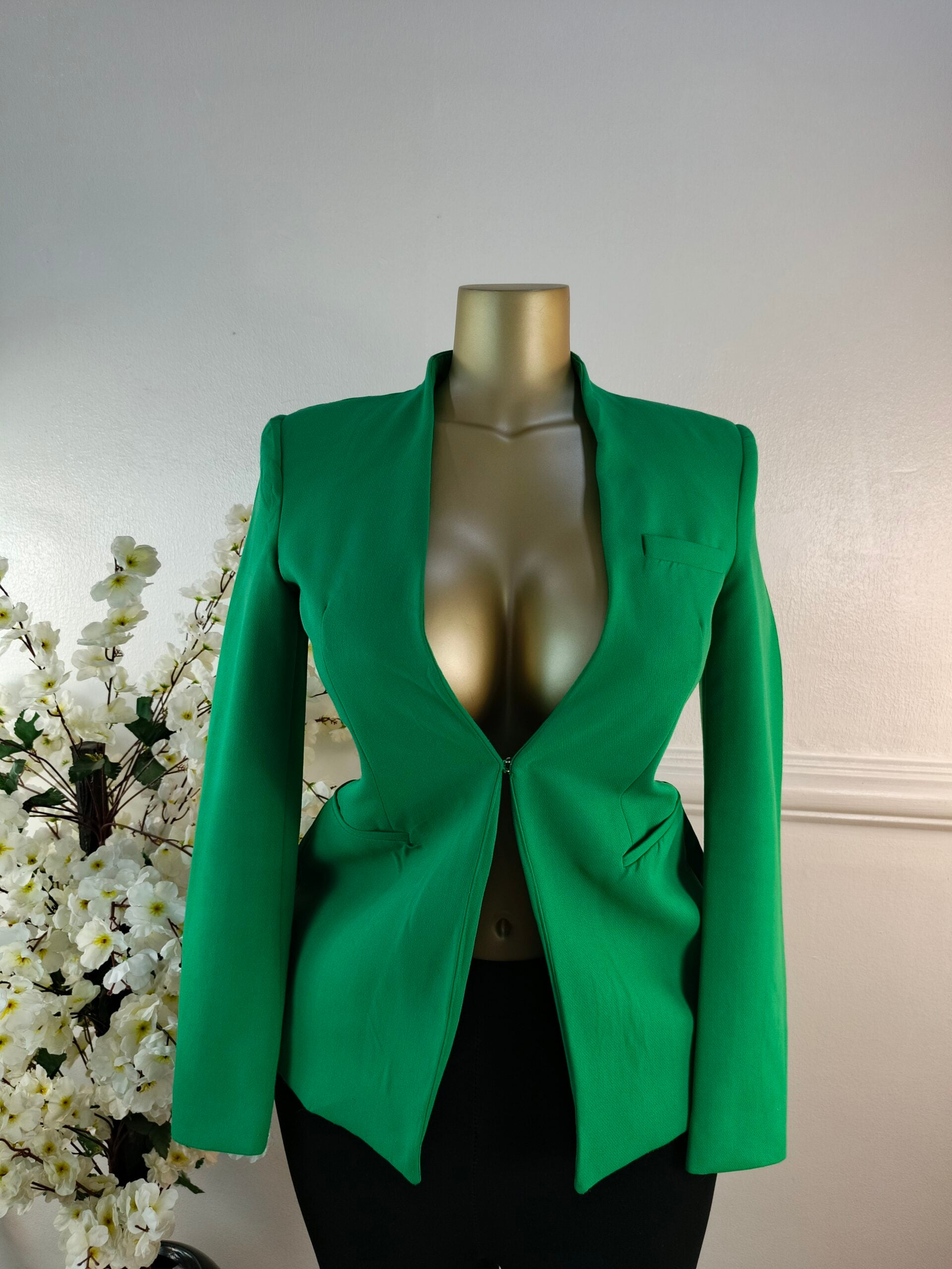 ZARA UK SIZE 6 [LENGTH 27 INCHES, GREEN] image 0
