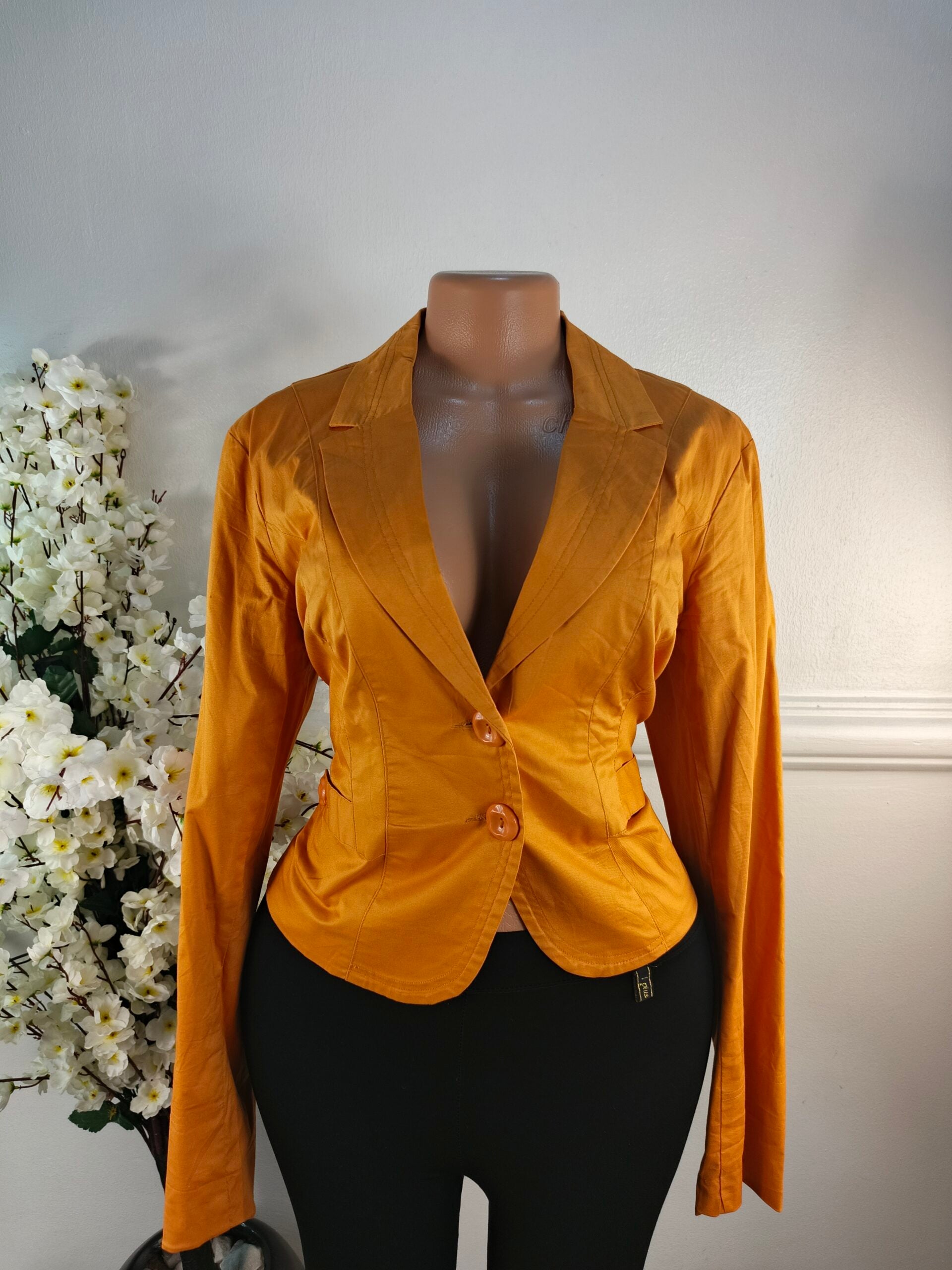 DENIM UK SIZE 12 [LENGHT 21 INCHES, YELLOW] image 0