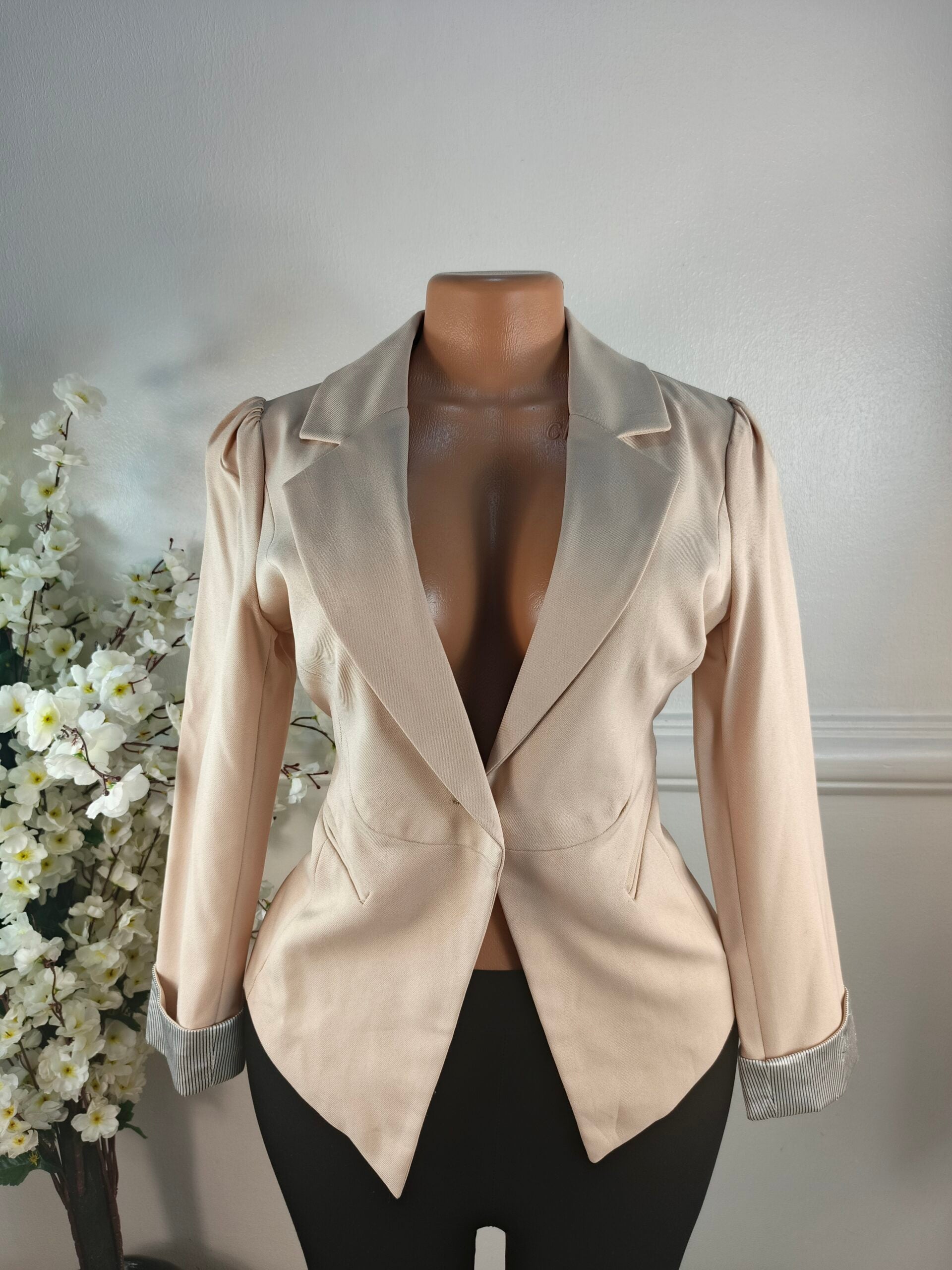JYFEI UK SIZE 10 [LENGHT 24 INCHES, CREAM] image 0