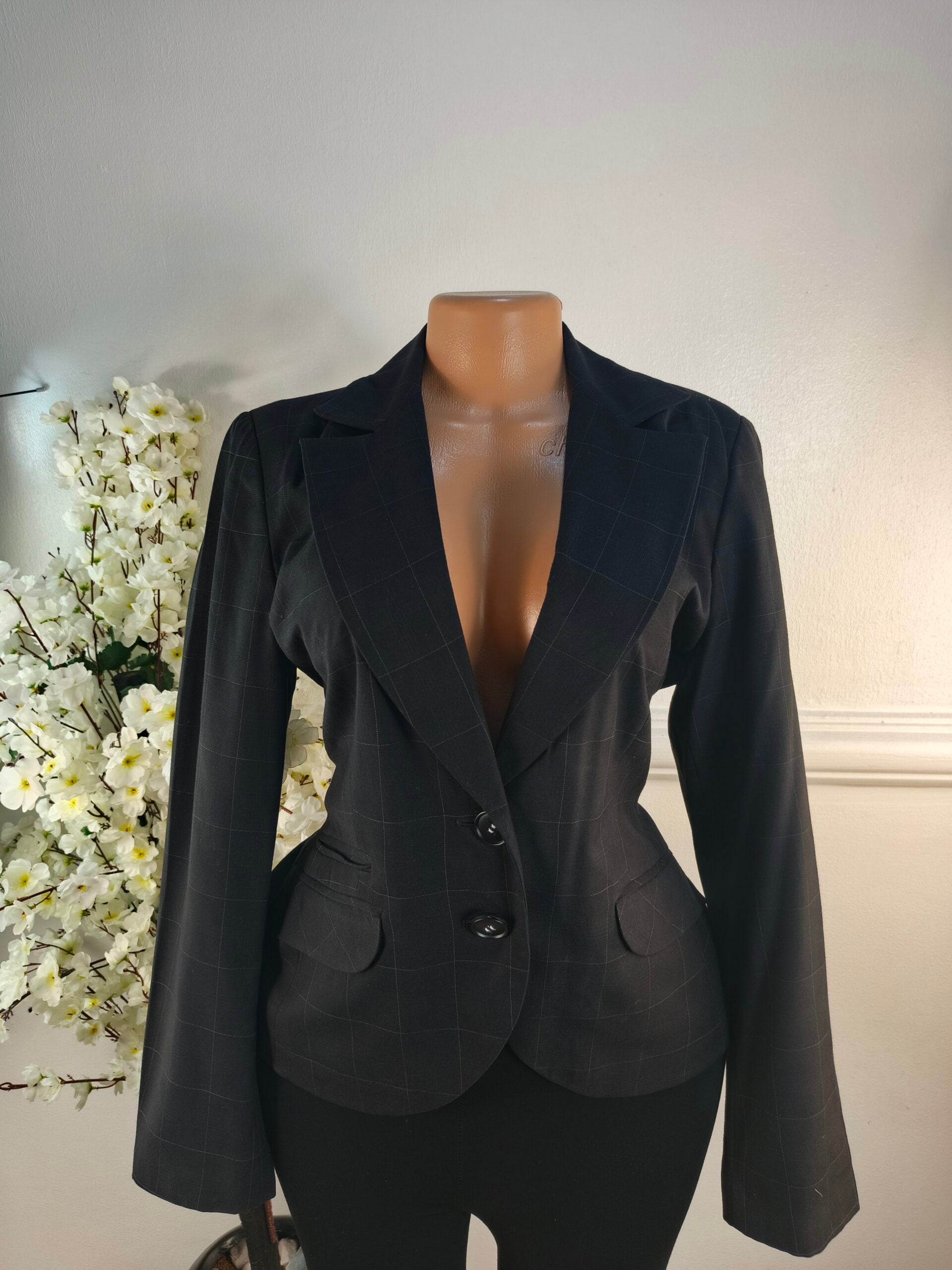 BLAZER UK SIZE 12 [LENGHT 24 INCHES, BLACK] image 0