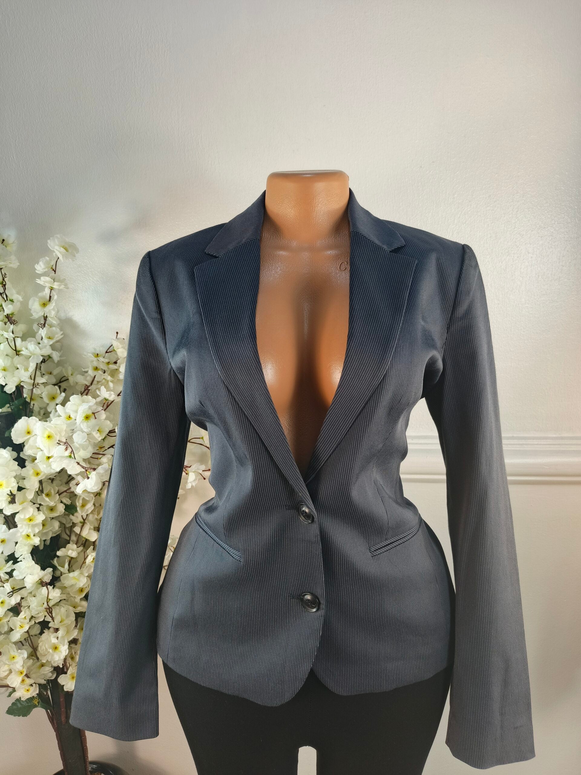 MANGO SUIT UK SIZE 10 [LENGHT 25 INCHES, GRAY] image 0