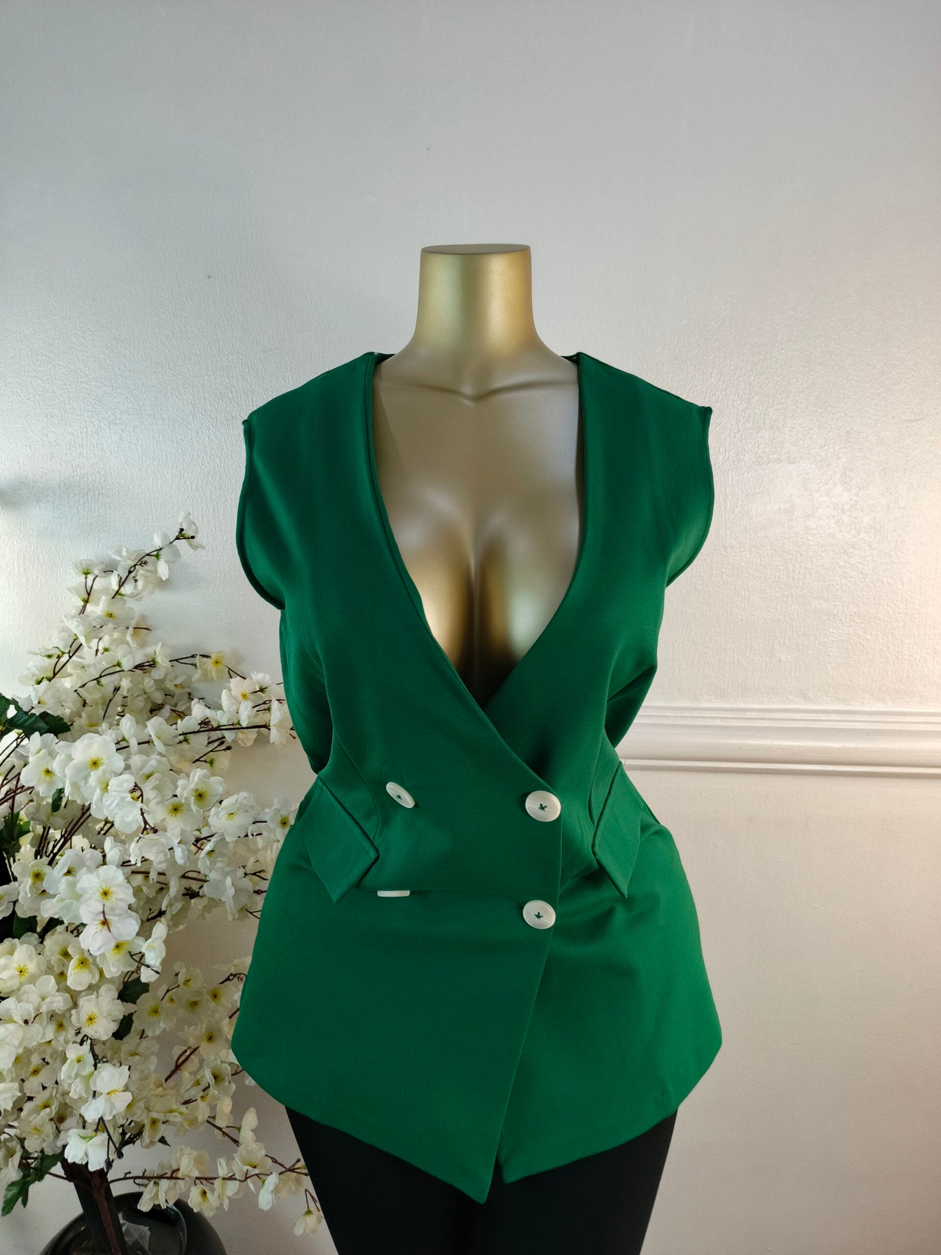 PRIMARK UK SIZE 10 [LENGTH 29 INCHES, GREEN] image 0