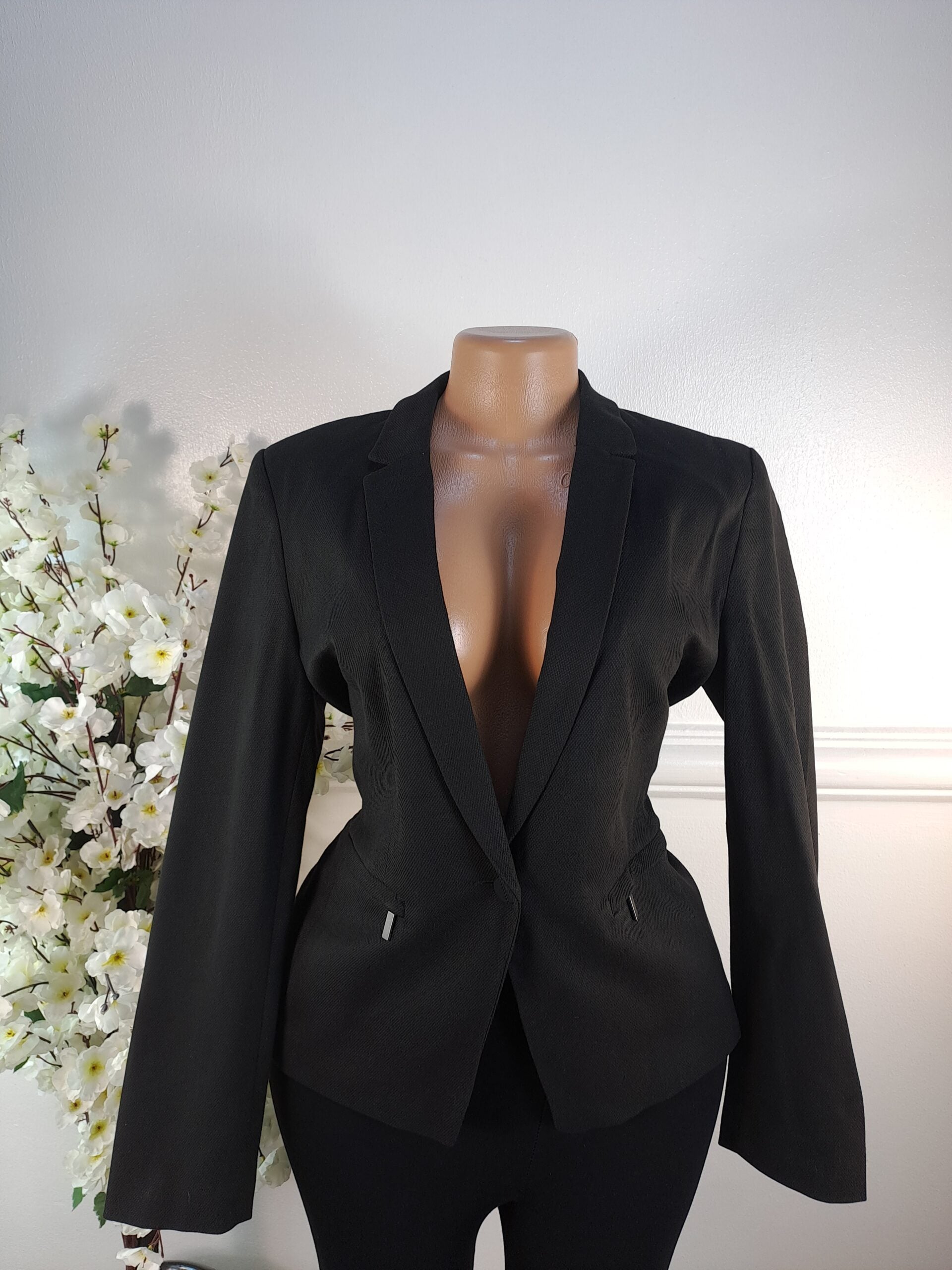 NEXT TAILORING UK SIZE 10 [LENGTH 25 INCHES, BLACK] image 0