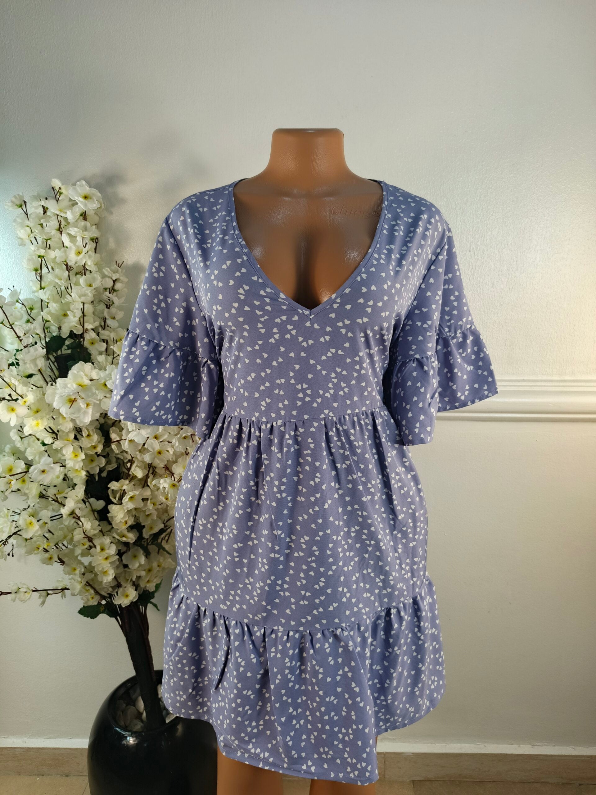 SHEIN CURVE UK SIZE 16 [LENGHT 35 INCHES, PURPLE] image 0