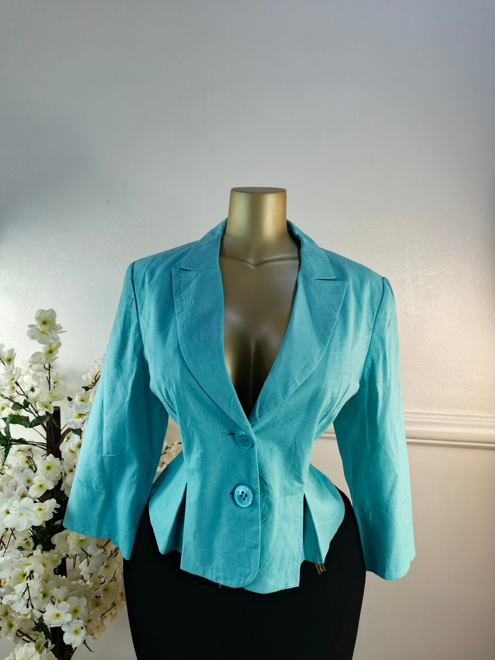 DEBENHAMS UK SIZE 14 [LENGTH 23 INCHES, BLUE] image 0