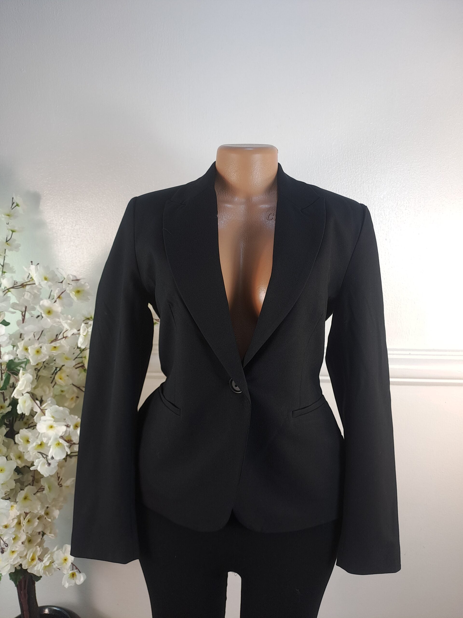 ZARA UK SIZE 10 [LENGTH 25 INCHES, BLACK] image 0