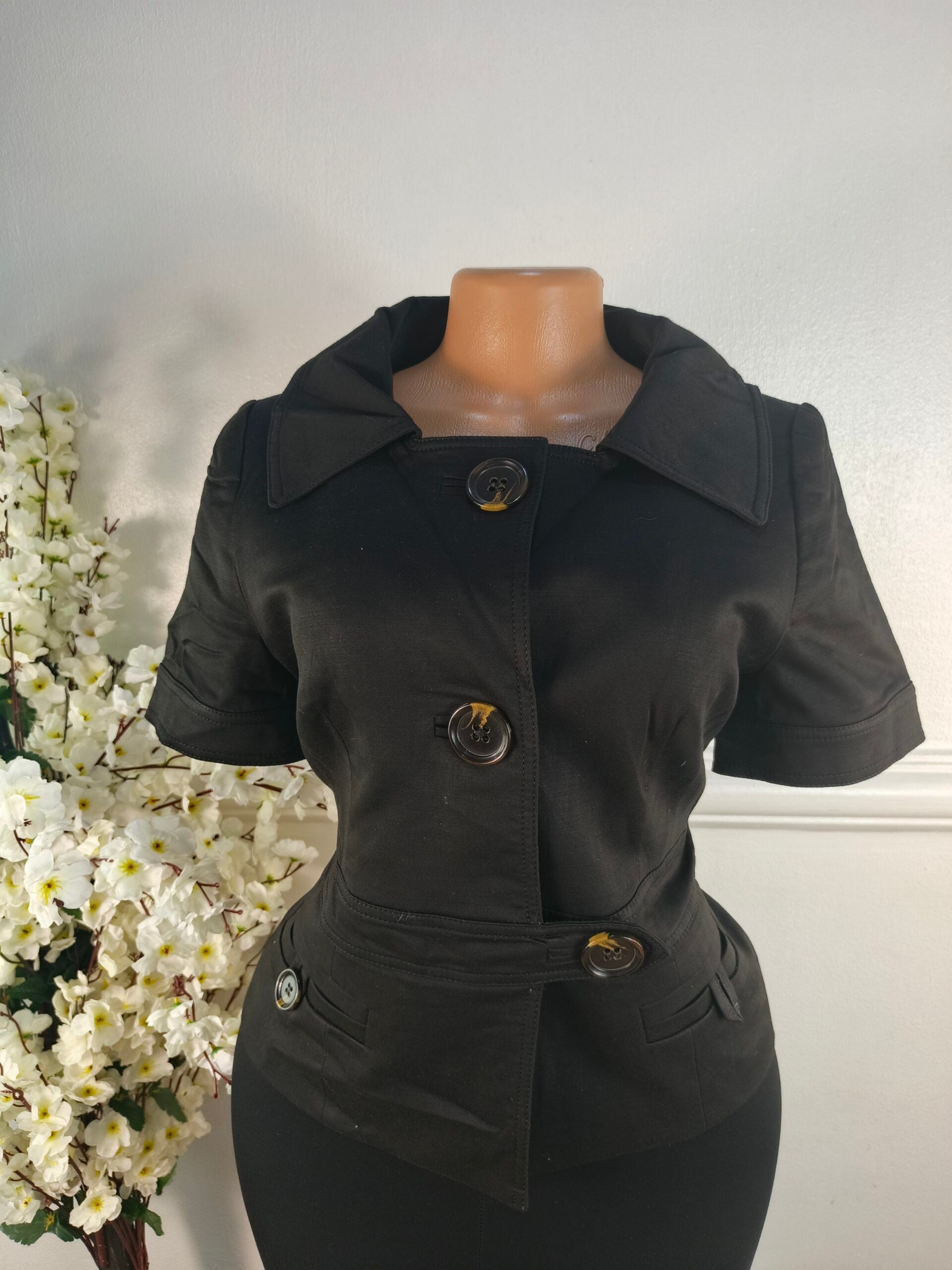 NEXT PETITE UK SIZE 10 [LENGHT 21 INCHES, BLACK] image 0