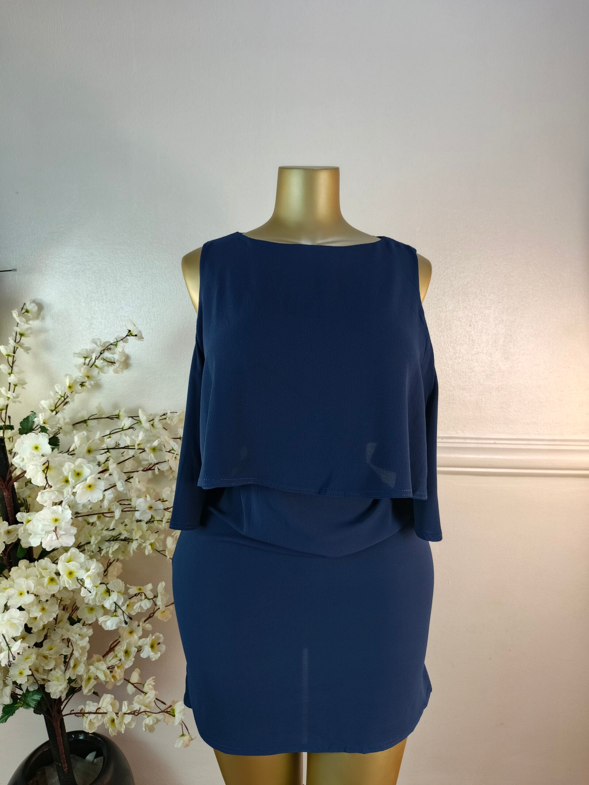 BOOHOO UK SIZE 14 [NAVY BLUE] image 0