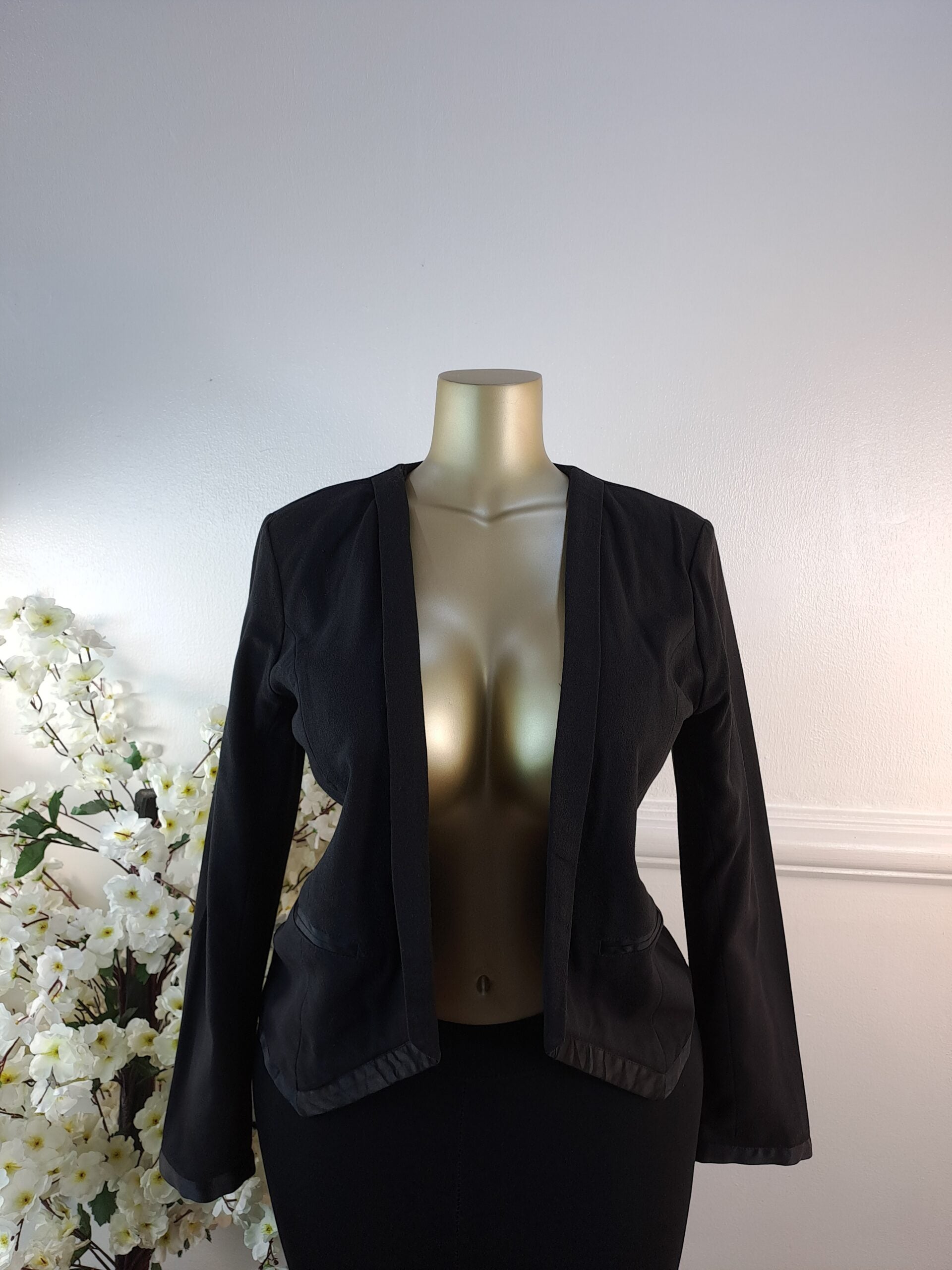 JANE NORMAN UK SIZE 10 [LENGTH 24 INCHES, BLACK] image 0