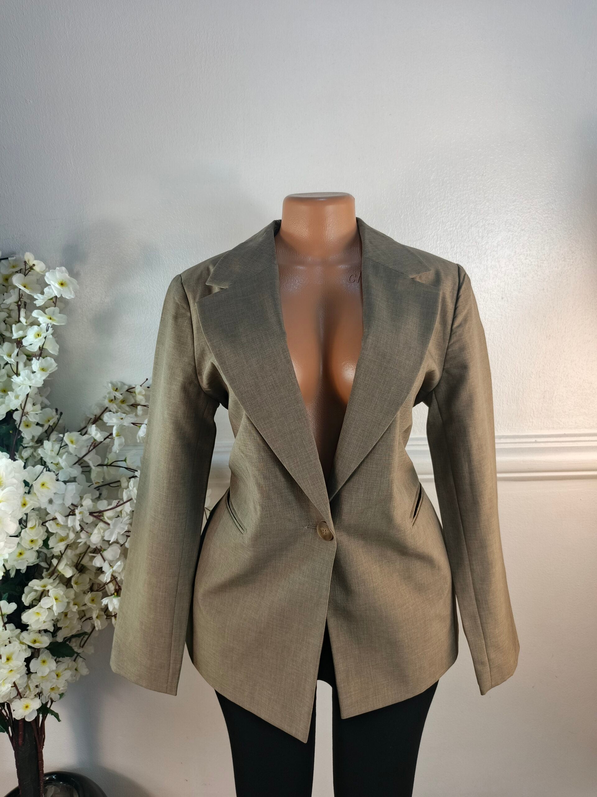 PRIMARK UK SIZE 12 [LENGTH 30 INCHES, OLIVE] image 0