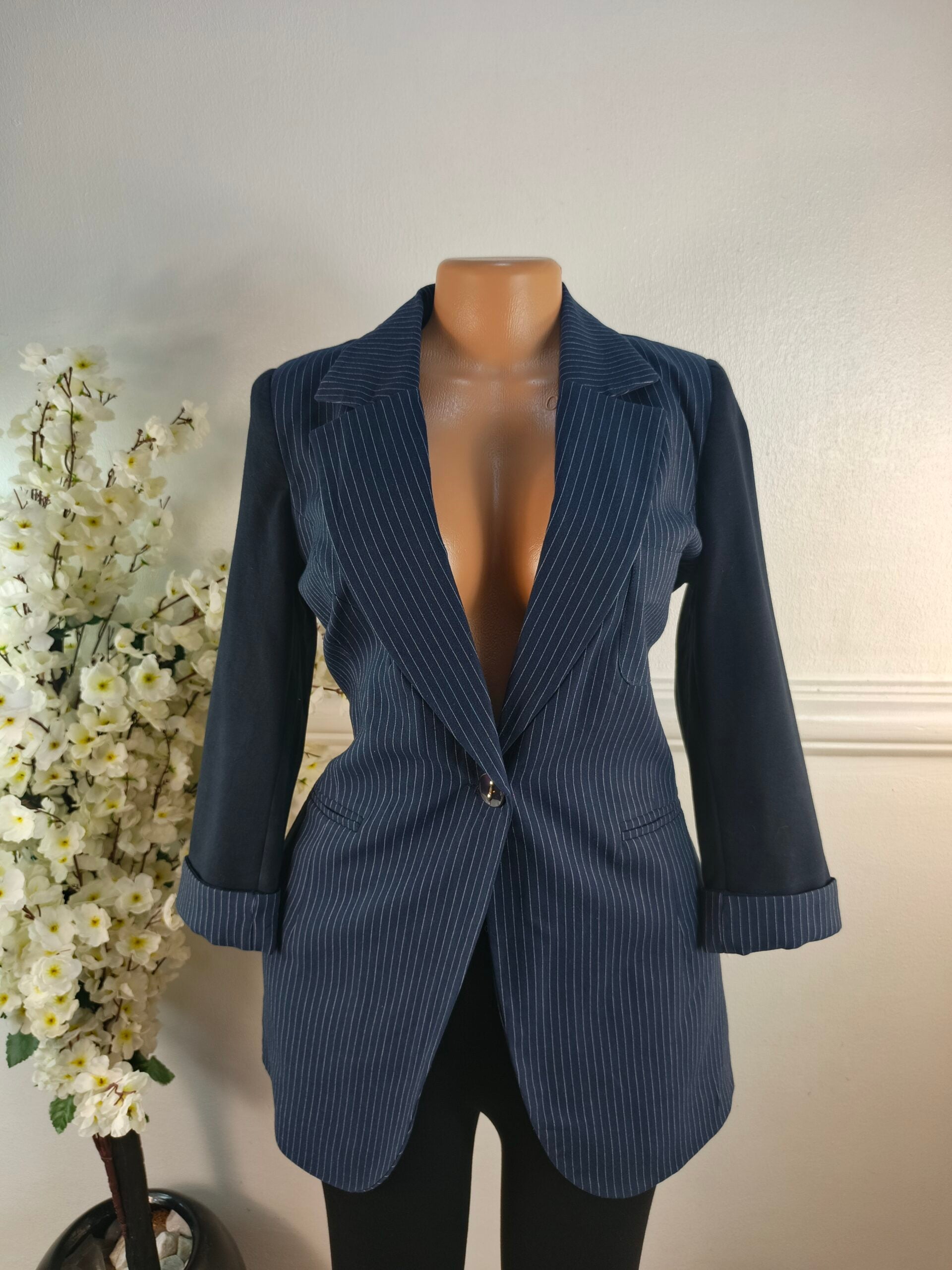PI-DONNA UK SIZE 10 [LENGHT 31 INCHES, NAVY BLUE] image 0