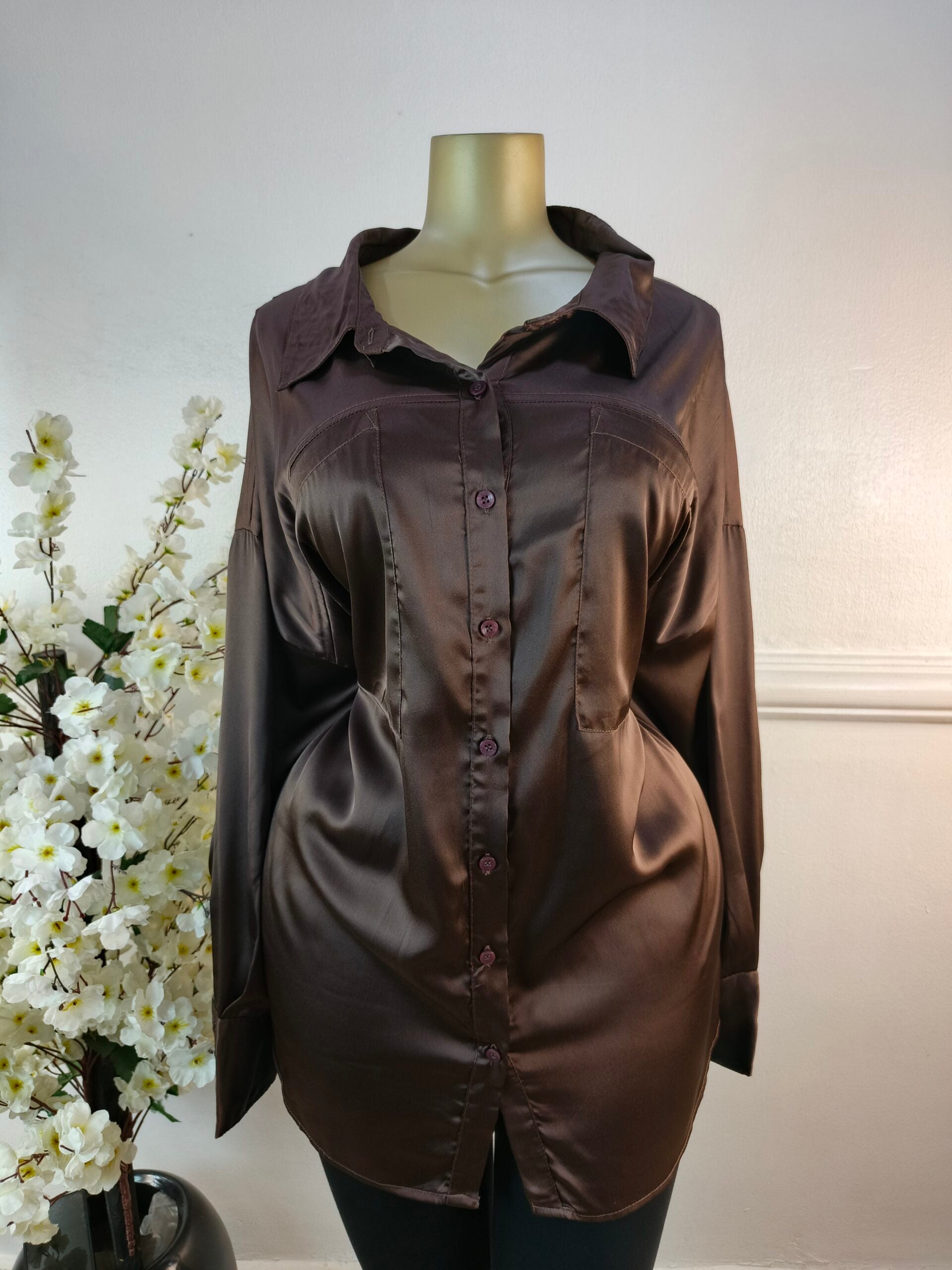 LIMITED UK SIZE 28 [BROWN] image 0