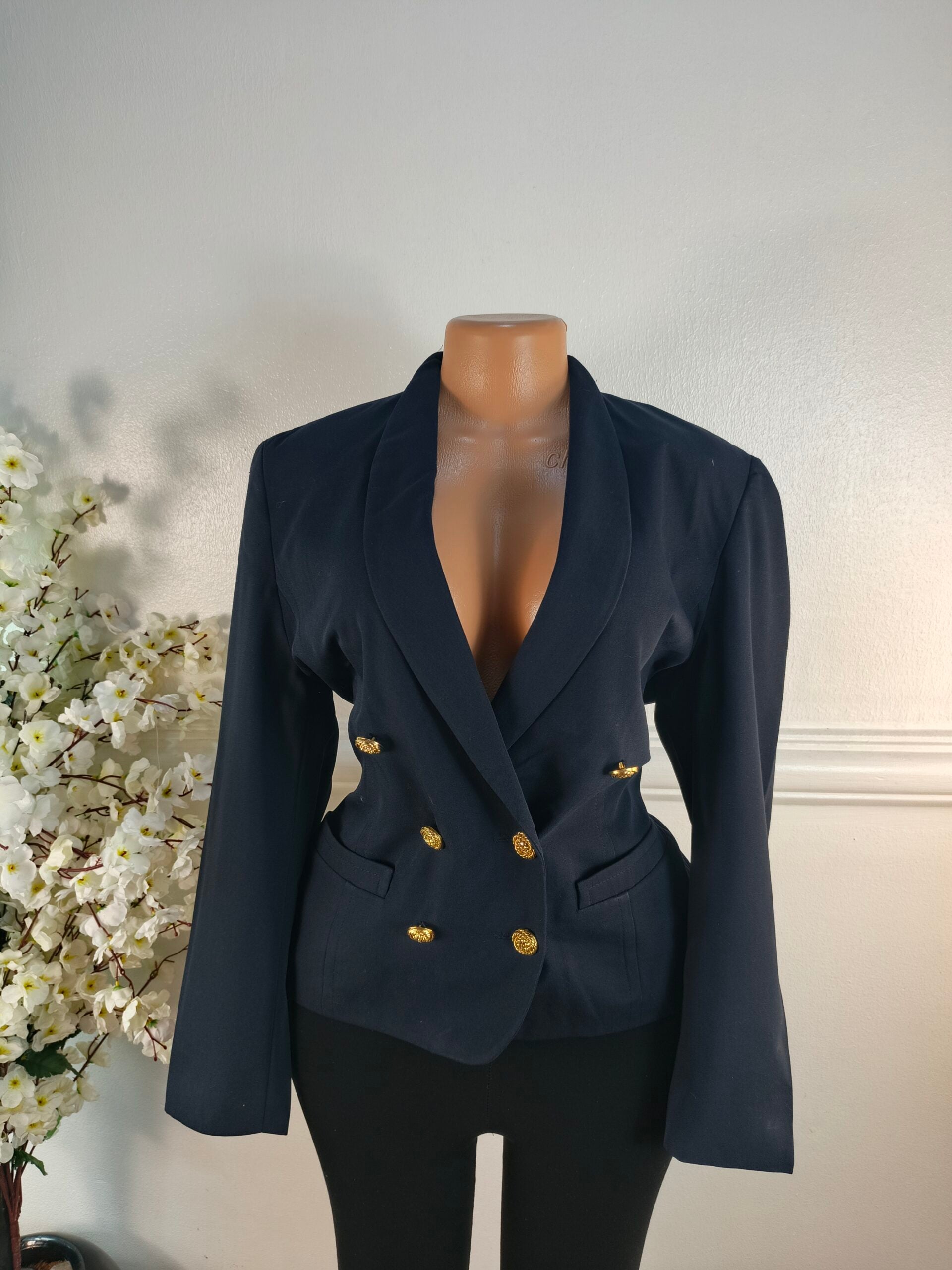 HMC UK SIZE 14 [LENGTH 25 INCHES, NAVY BLUE] image 0