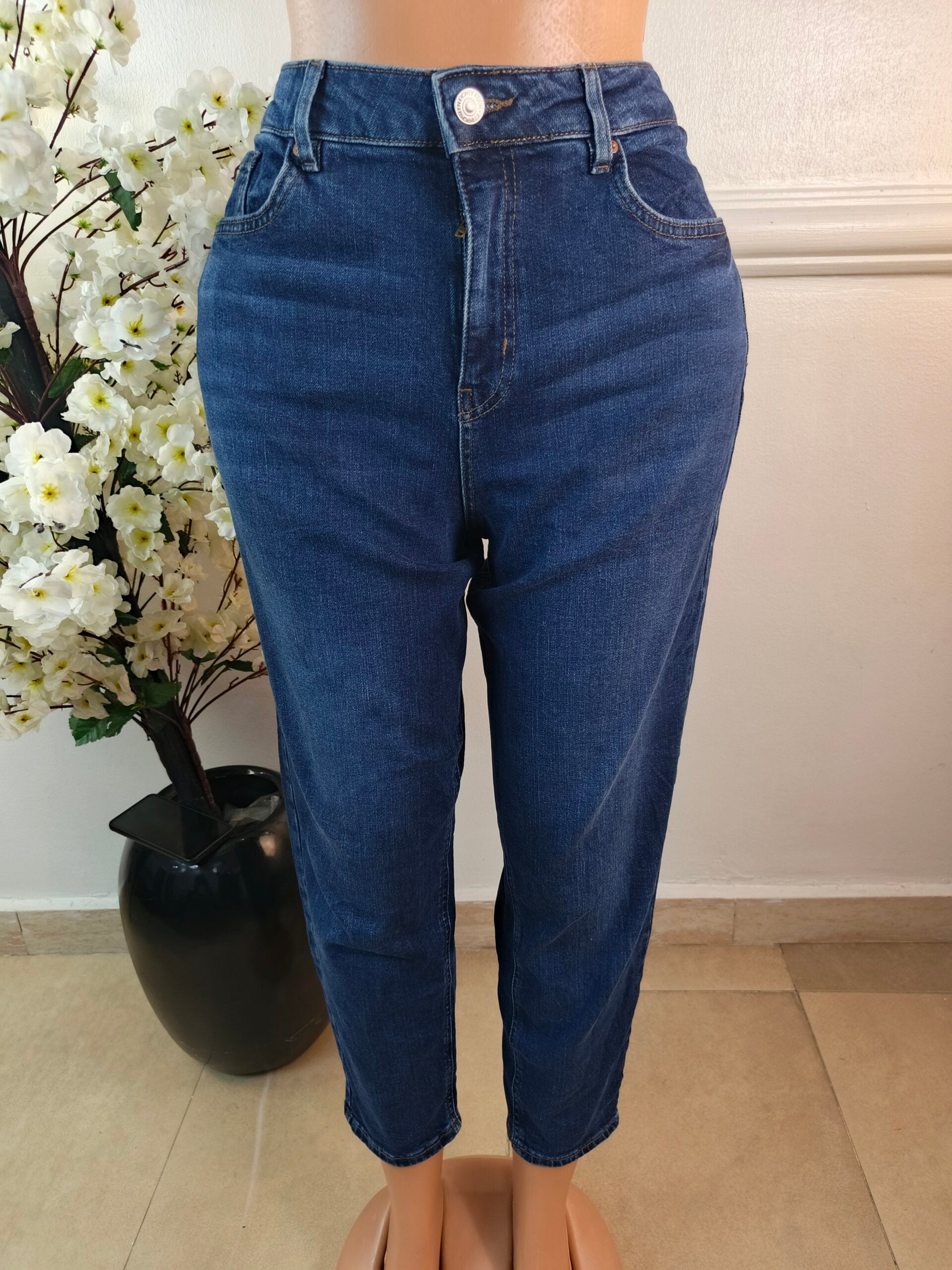 M&amp;S UK SIZE 12 [LENGTH 38 INCHES, BLUE] image 0
