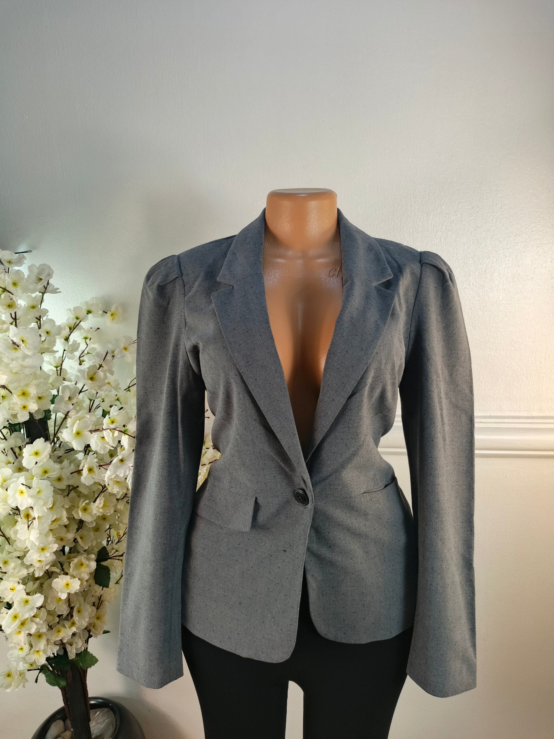 ELLE UK SIZE 10 [LENGTH 26 INCHES, GREY] image 0
